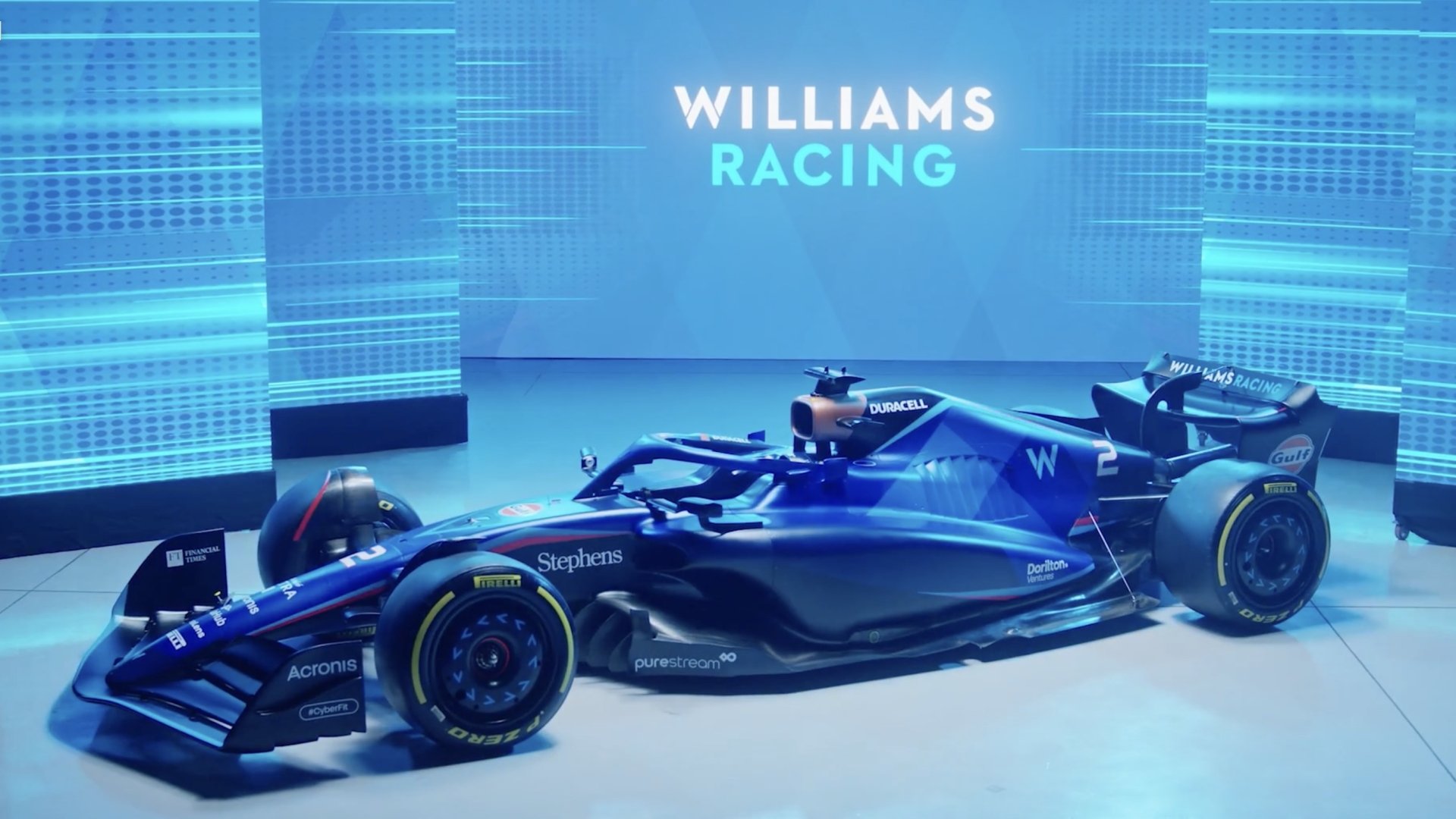 F presented the new Williams FW45 of 2023: the photo