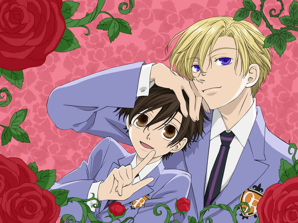 Tamaki and Haruhi Wallpaper High School Host Club Wallpaper