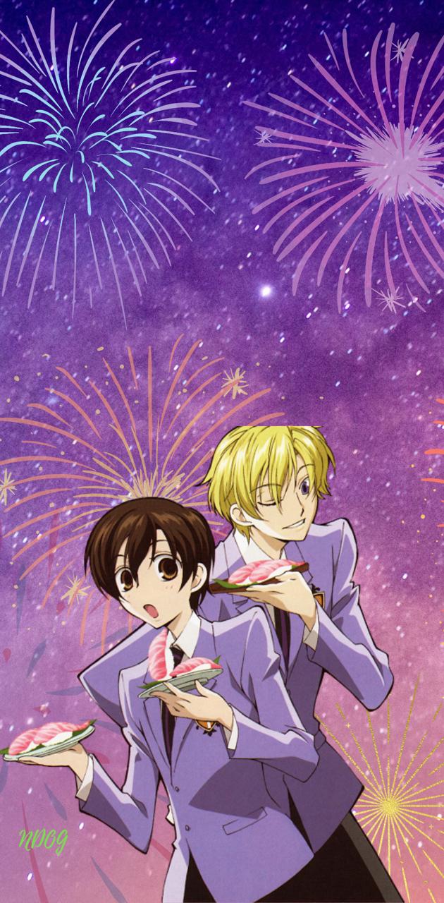 Haruhi y Tamaki wallpaper