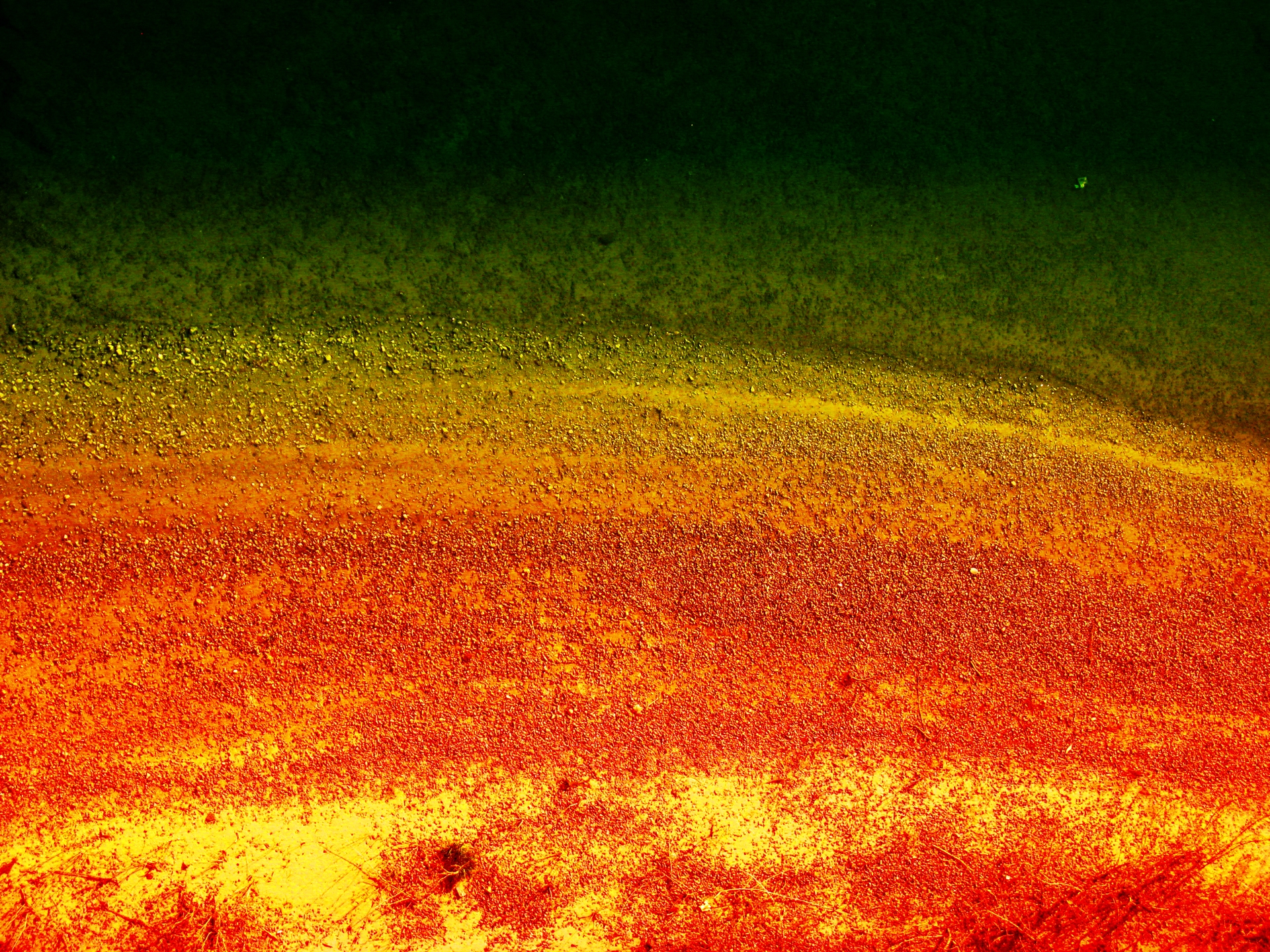 Wallpaper, sand, beach, rainbow 1920x1440