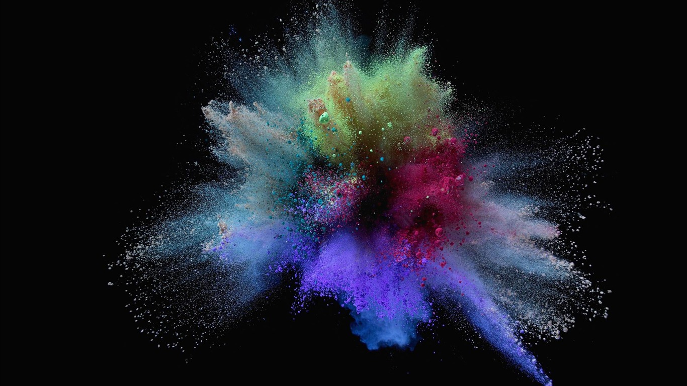 Colored Sand Windows HD Wallpaper