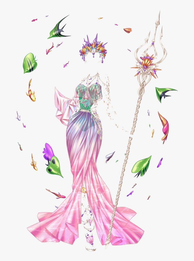 Eldarya Summer Event 2018 Outfit PNG Download