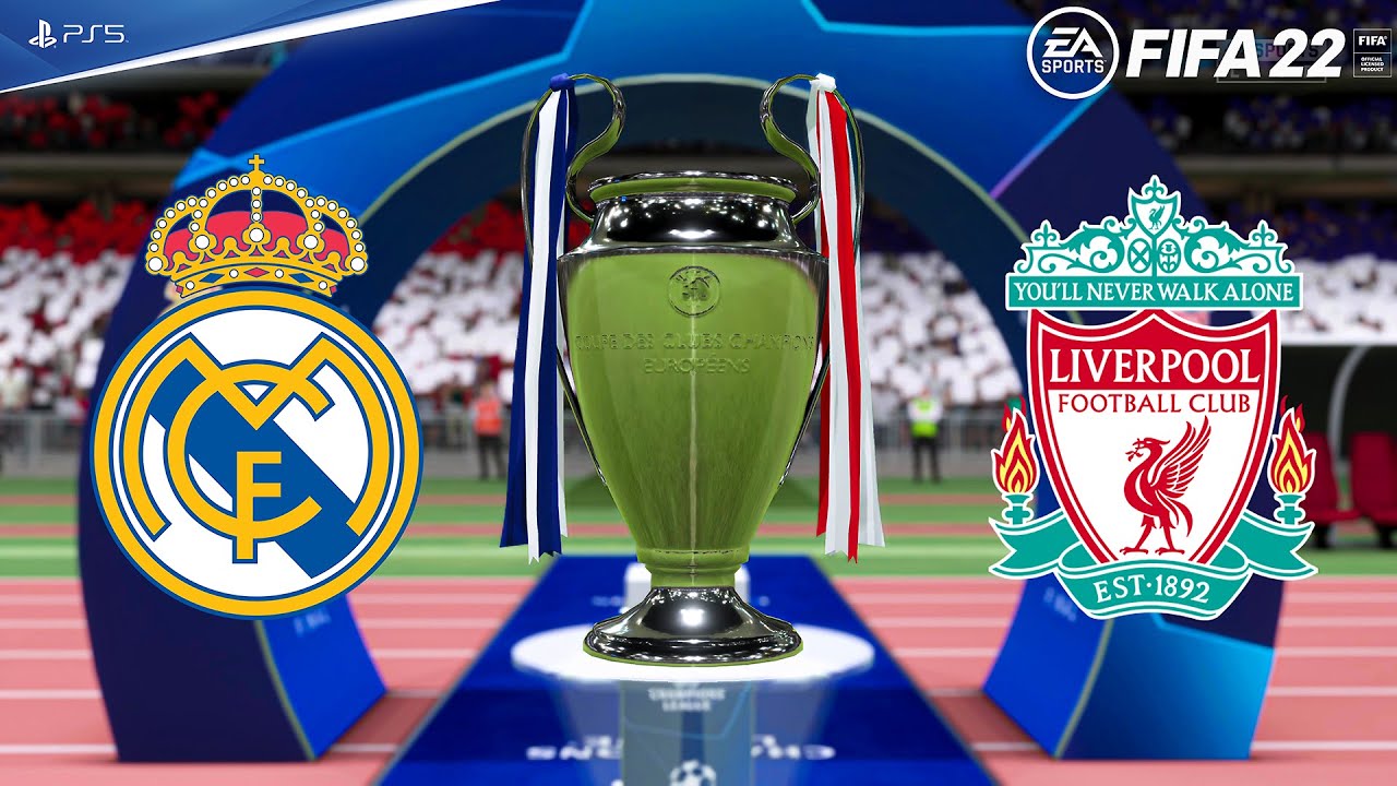 FIFA 22 Madrid Vs Liverpool Champions League Final 2022 Gameplay & Full match