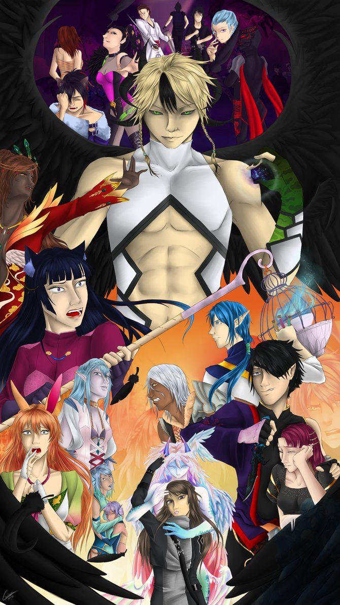 Apocalypsis Eldarya by Yomyra. Fan art, Character design, Anime
