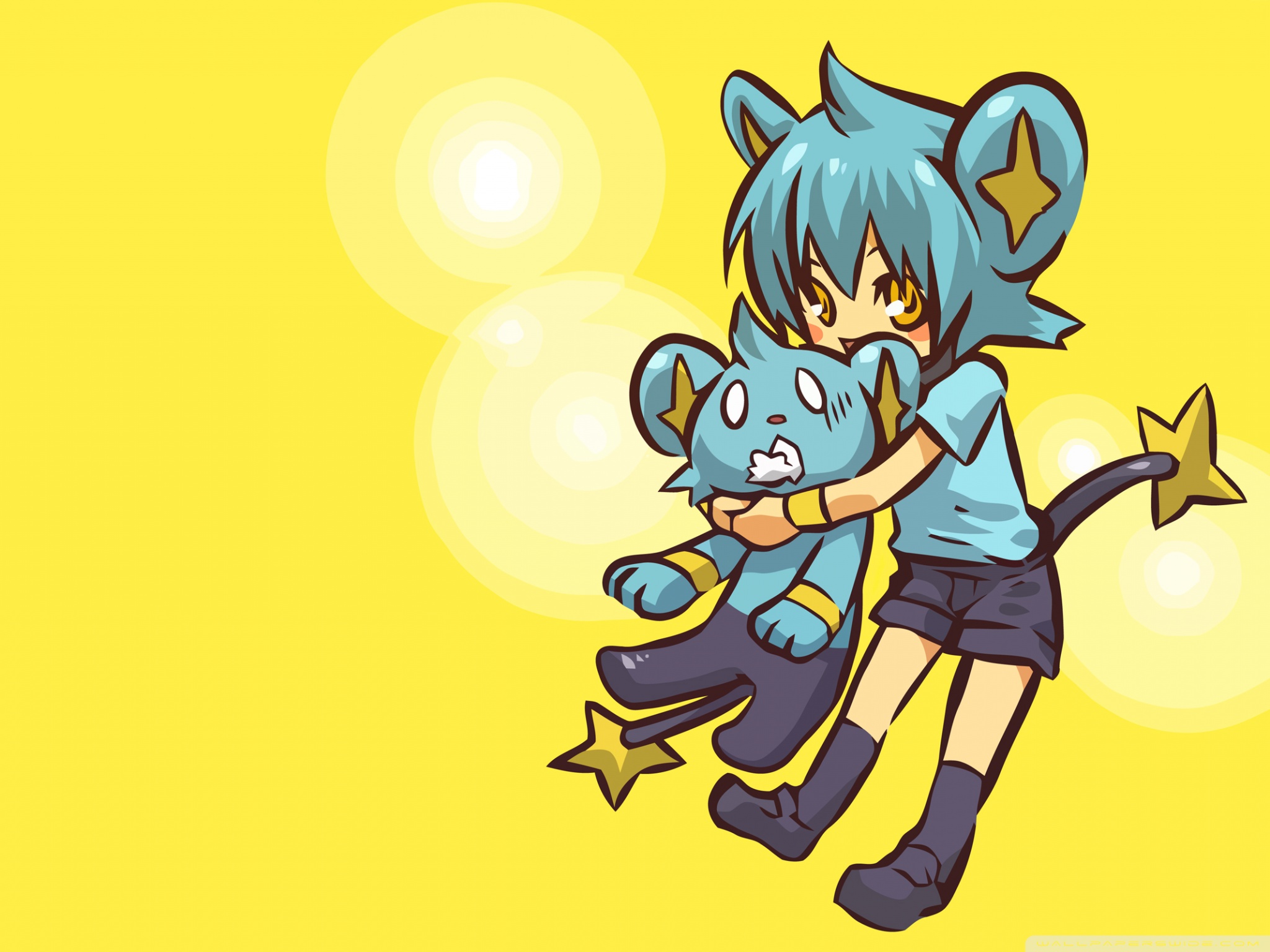 Shinx Pokemon Ultra HD Desktop Background Wallpaper for: Tablet