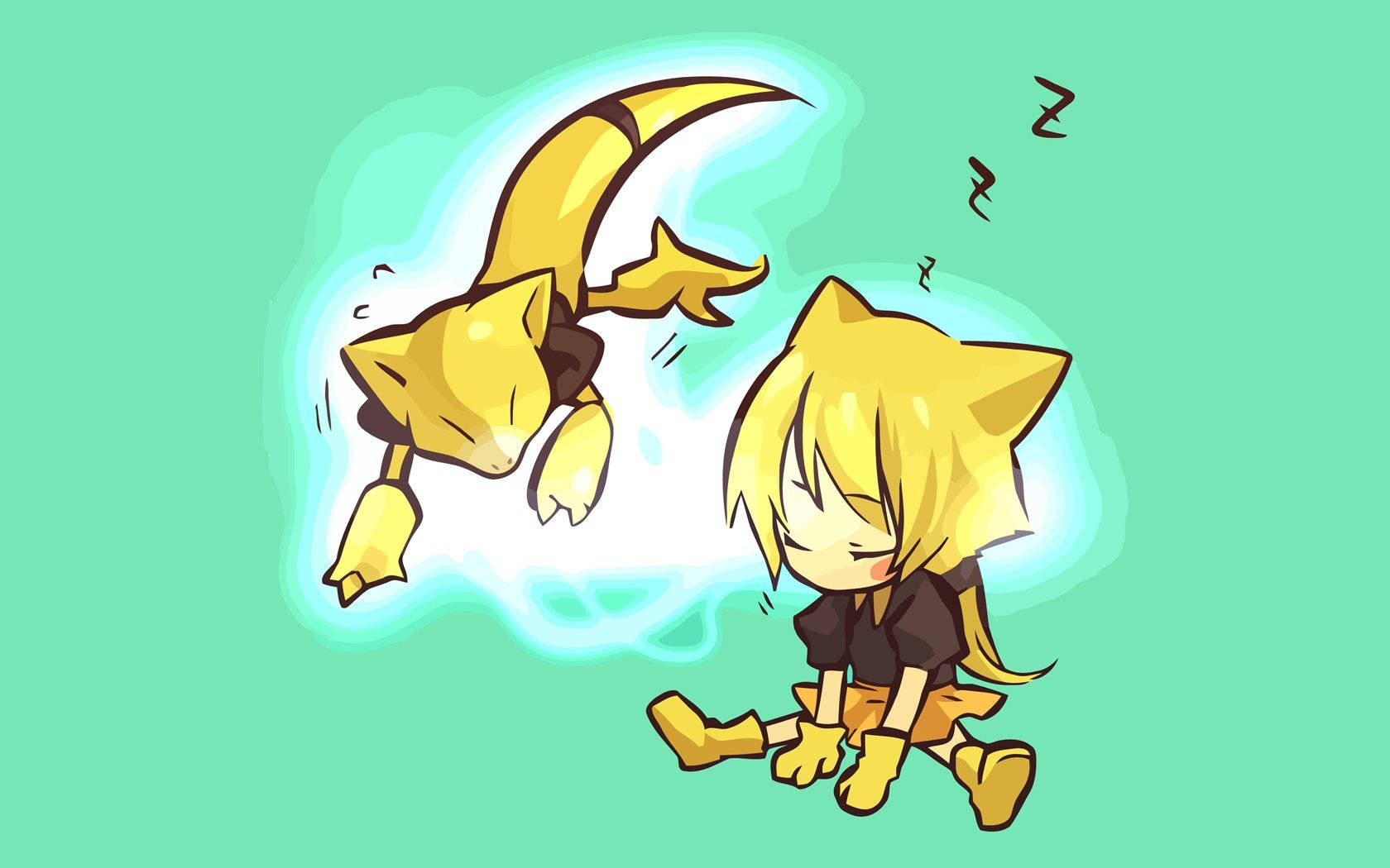 Download Human Abra Pokémon Wallpaper