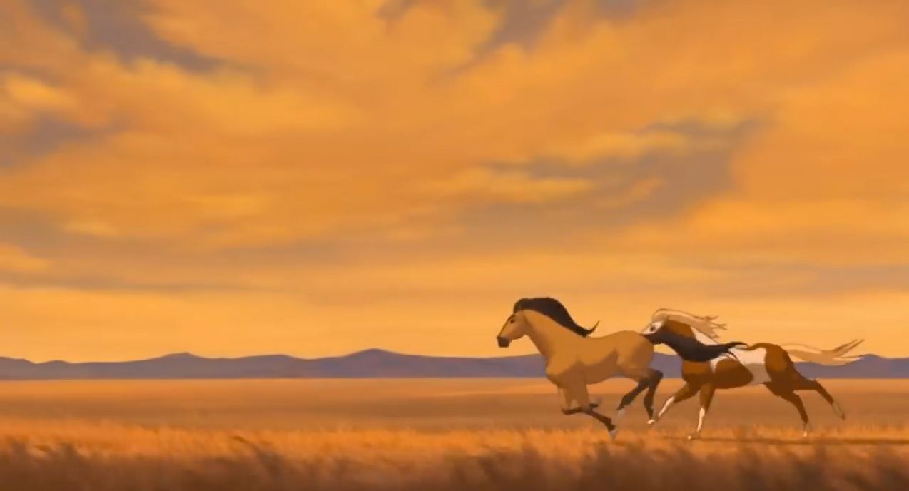 Spirit of the Cimarron. Spirit horse movie, Spirit the horse, Spirit and rain