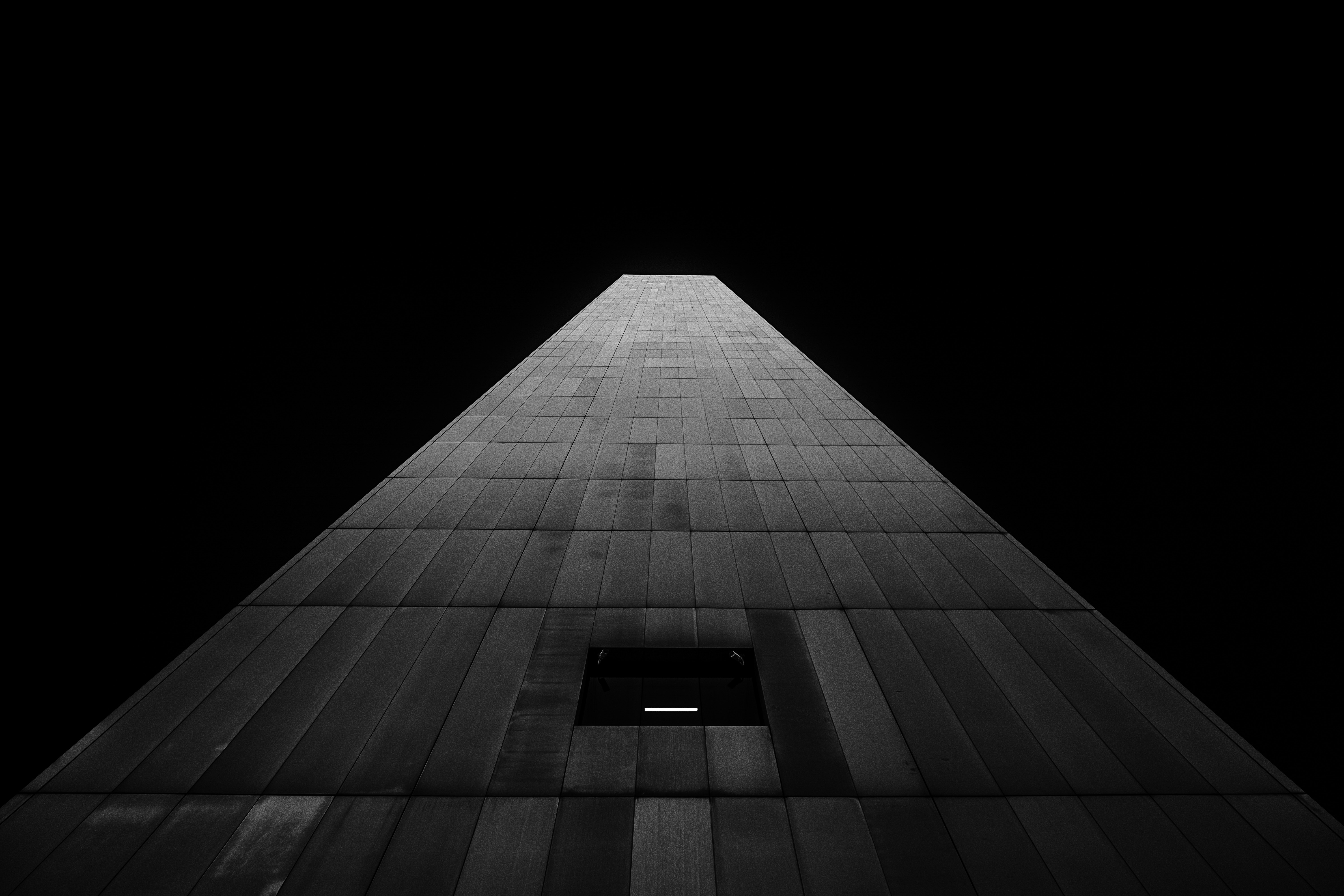 6000x4000 perspective, exterior, looking up, bandw, contrast, black and white, architecture, dakrness, Creative Commons image, low angle, dark, facade, minimal, angle, black, black background, b&w, wallpaper, black wallpaper, buildin