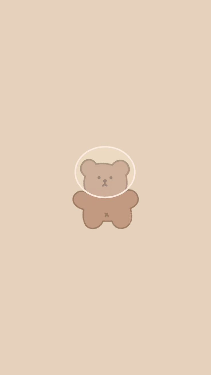 cute and soft cartoon. Wallpaper iphone cute, Kawaii wallpaper, Bear wallpaper