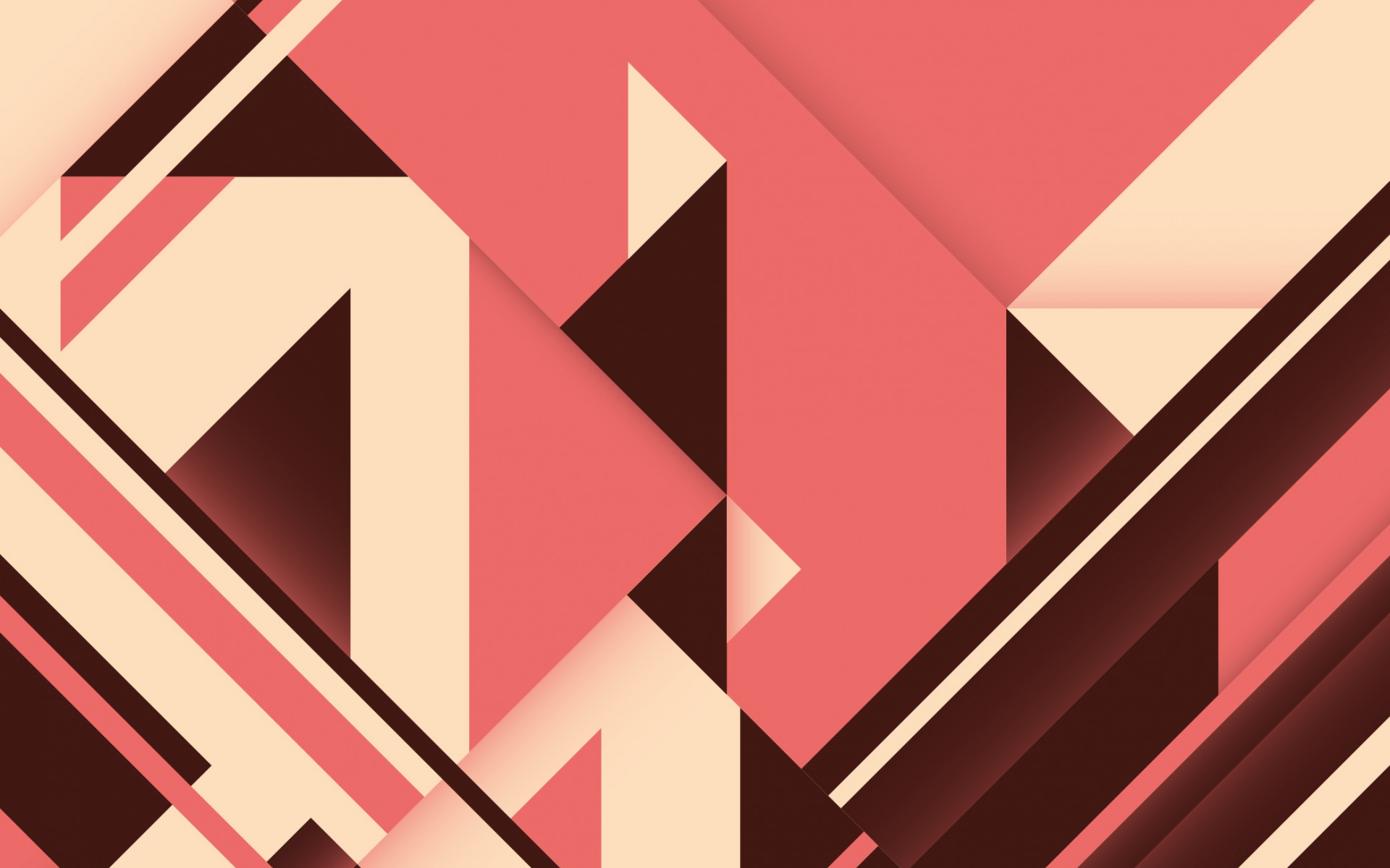Download Wallpaper Retro Abstract Background, Brown Pink Geometric Background, Retro Background, Vector Retro Background, Material Design For Desktop With Resolution 1920x1200. High Quality HD Picture Wallpaper