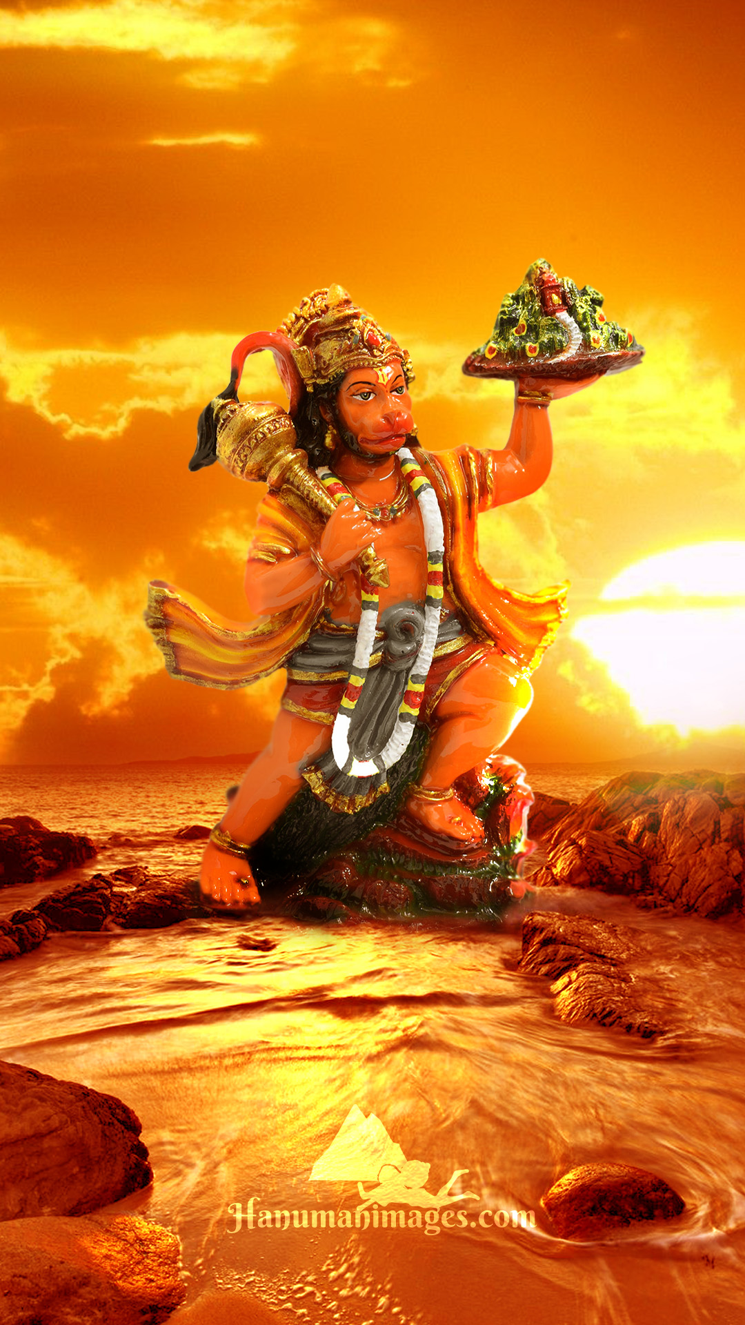 Orange Hanuman Wallpapers Wallpaper Cave