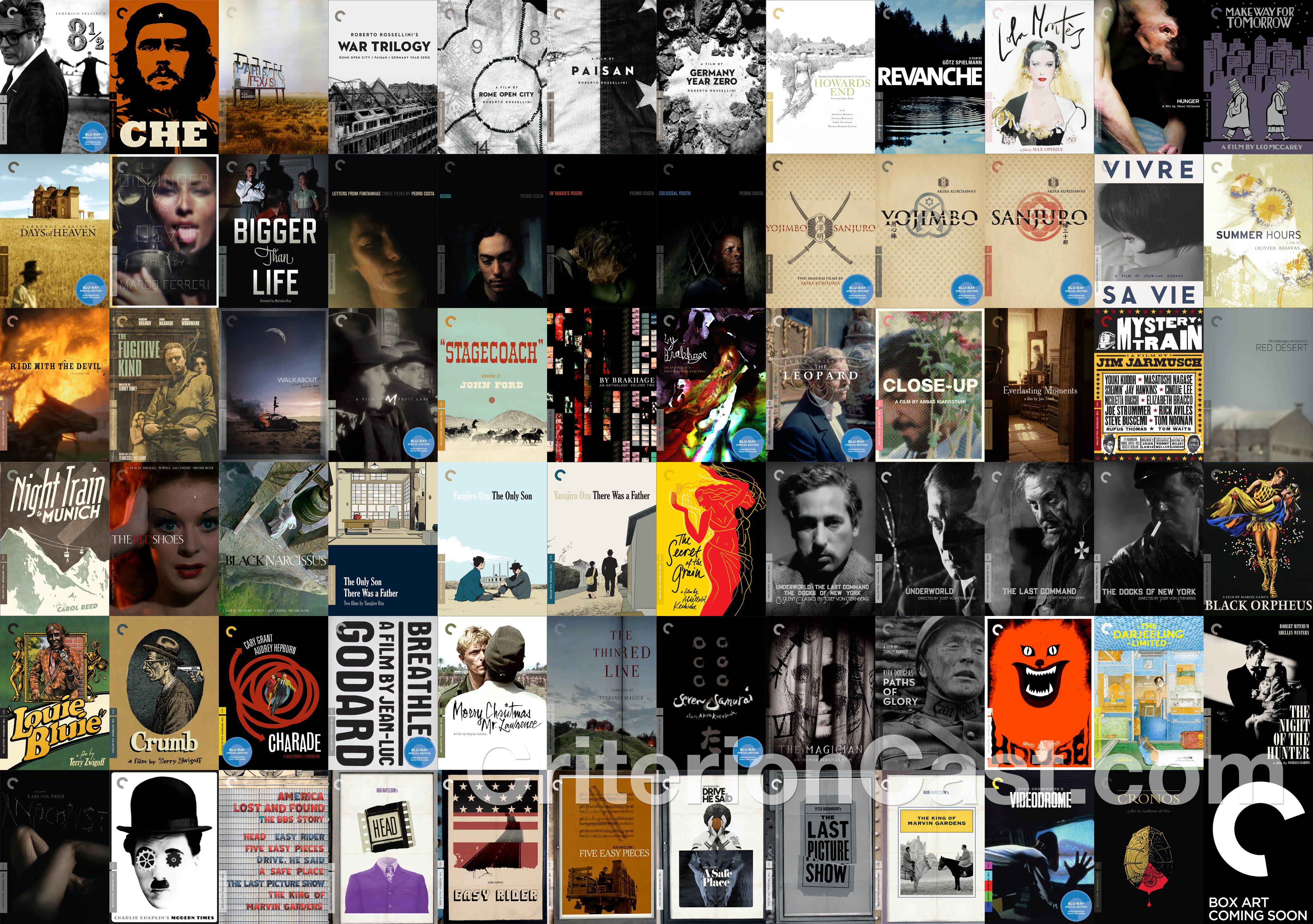 The Criterion Collection, A Year In DVD And Blu Ray Artwork [UPDATED]