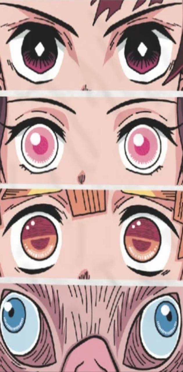 Demon Slayer Eyes Wallpapers Wallpaper Cave