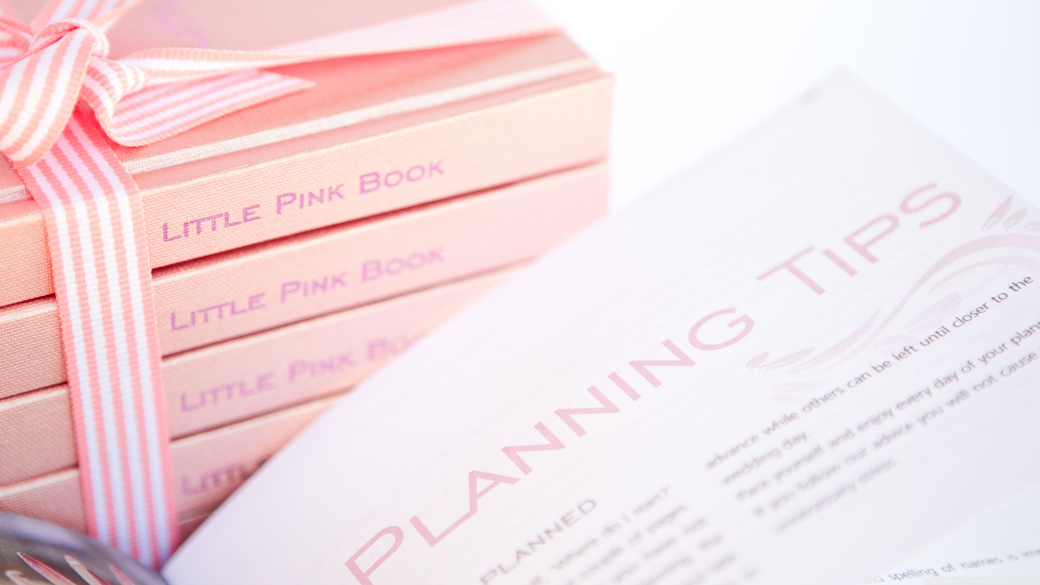 Pink Books Wallpaper