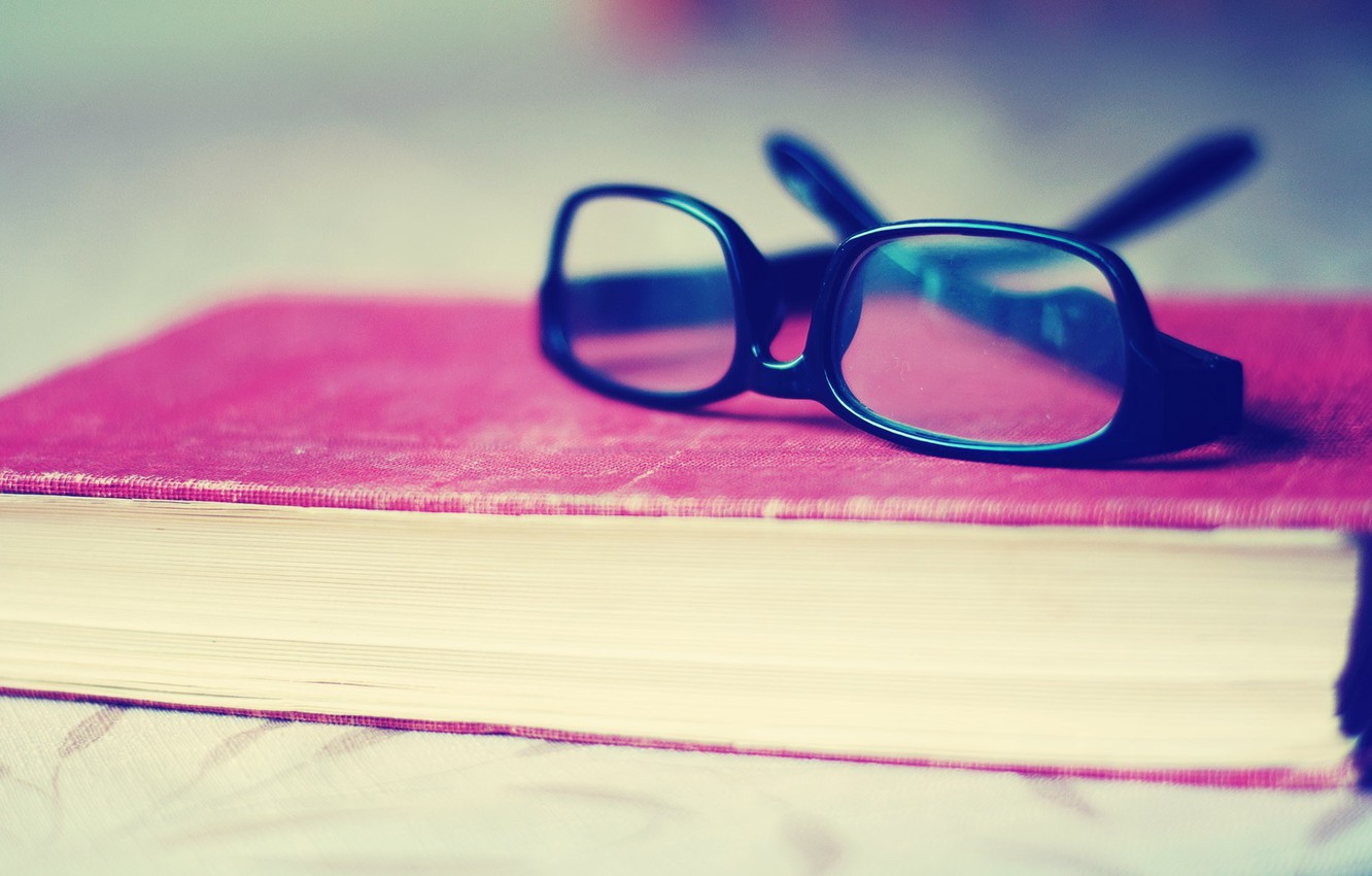 Wallpaper background, pink, mood, glasses, beautiful, book, bright, full screen, HD wallpaper, Wallpaper for desktop, socket image for desktop, section настроения