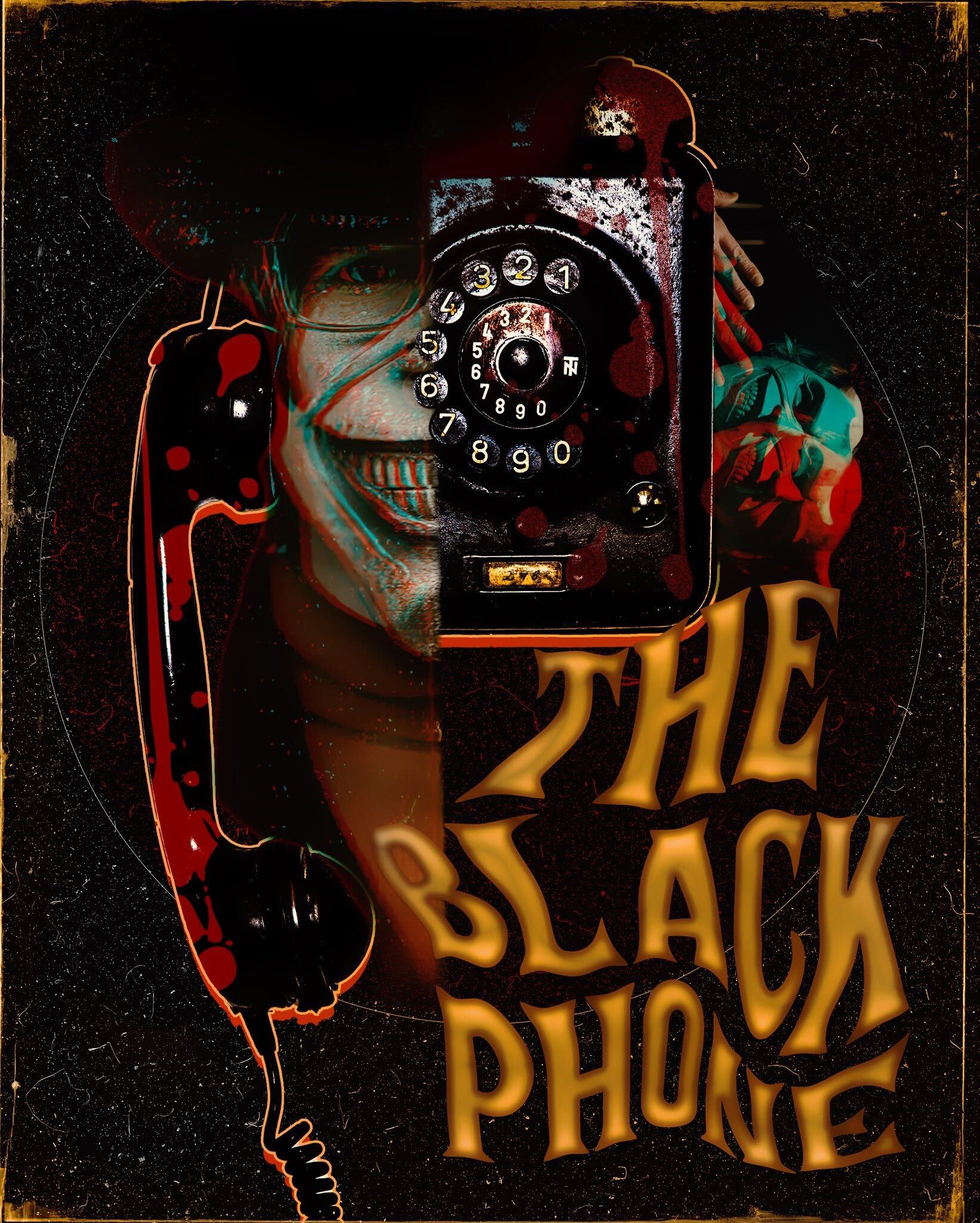 Universal art of terror. Check out this #TheBlackPhone fan art and get tickets to see it only in theaters TONIGHT