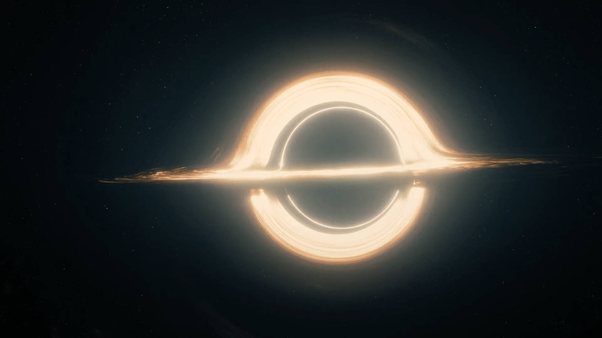 Download Interstellar Spinning Black Hole Wallpaper