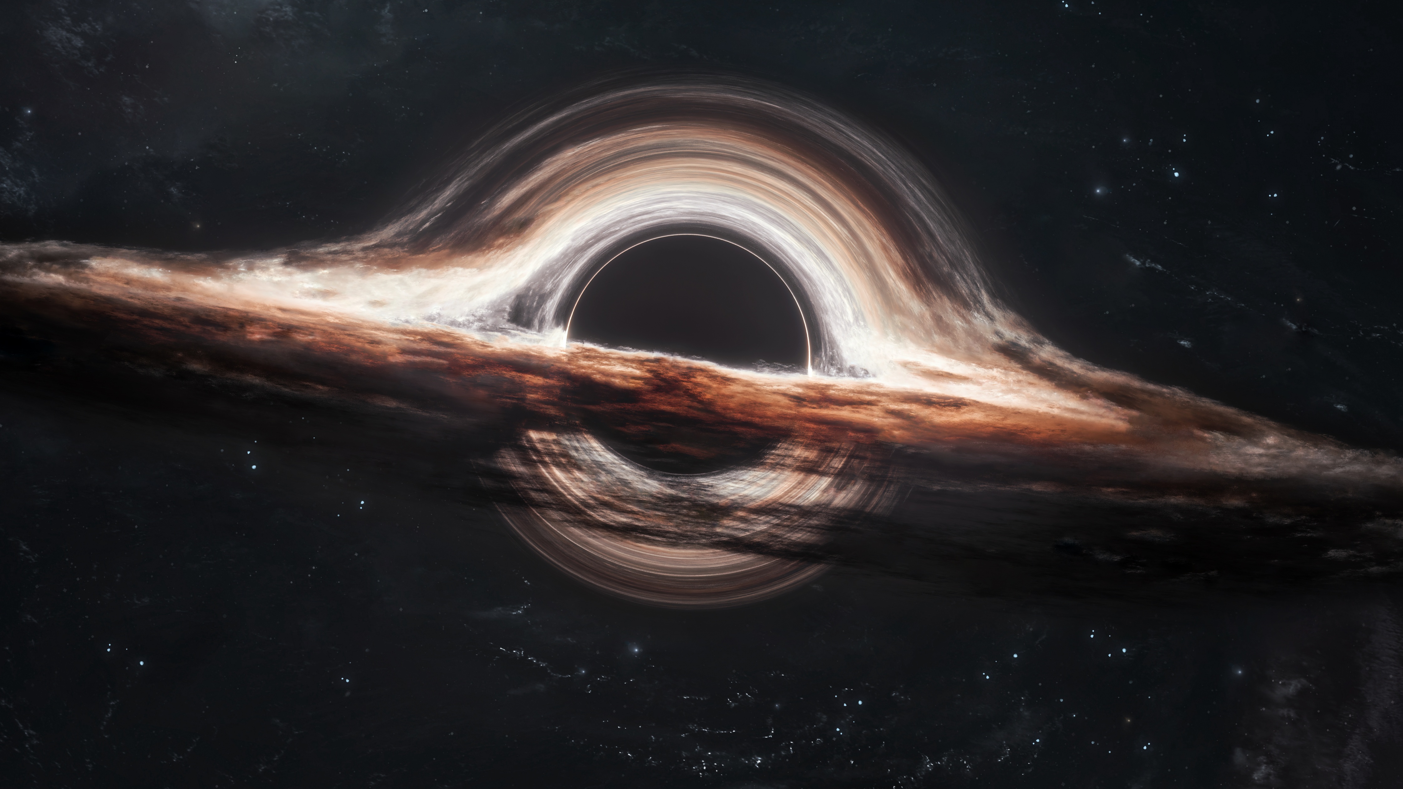 Interstellar Black Hole Wallpapers Wallpaper Cave