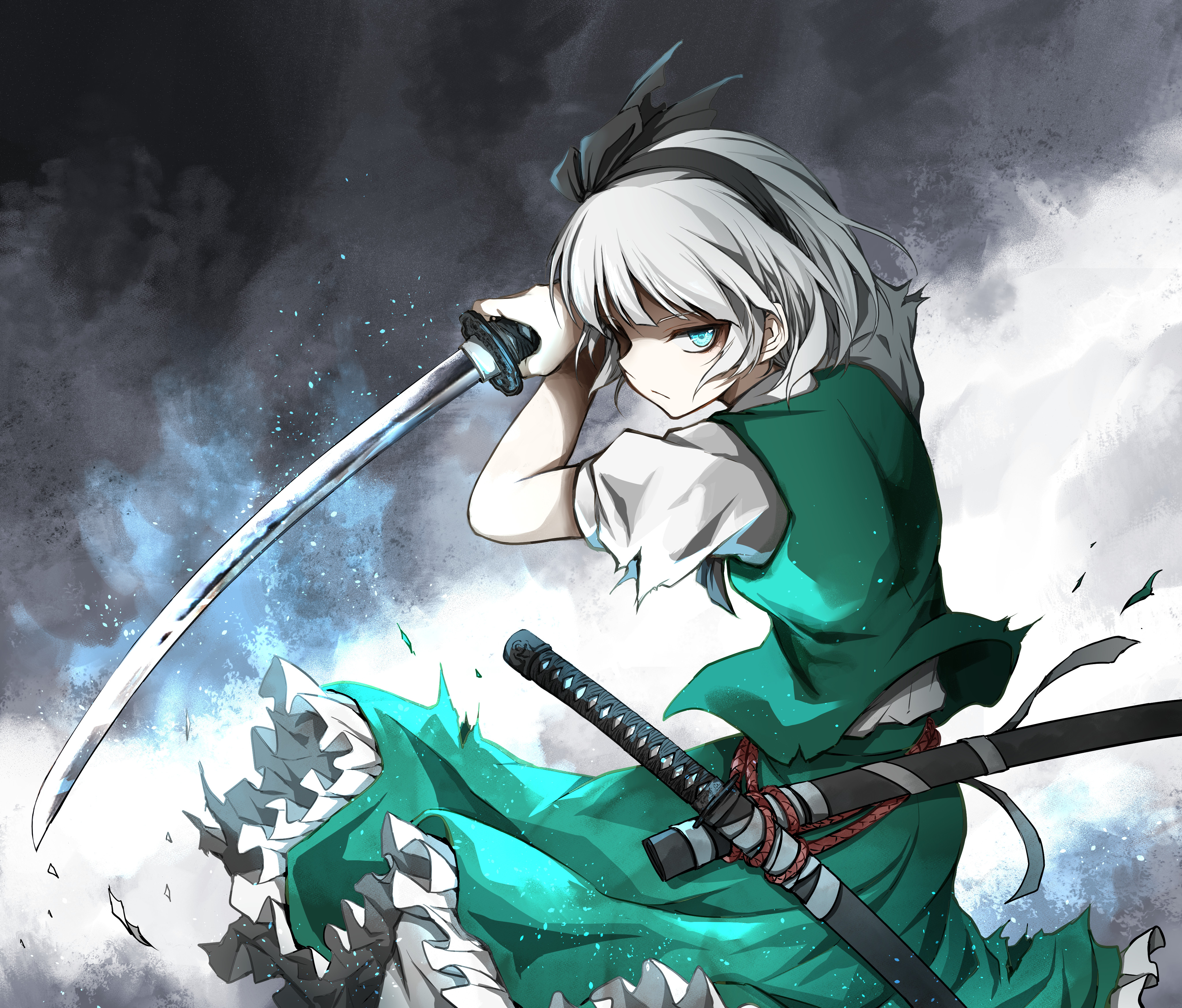 Anime Touhou 4k Ultra HD Wallpaper by 下田将也