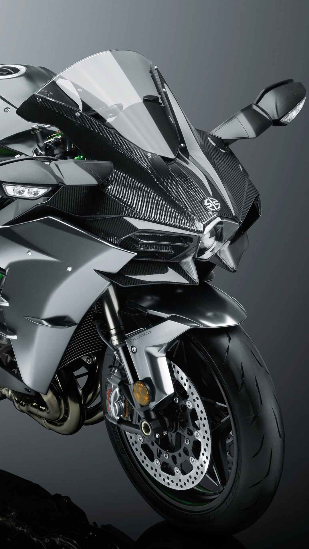 1080x1920 kawasaki, bikes, kawasaki ninja, kawasaki ninja h2, HD for iphone wallpaper