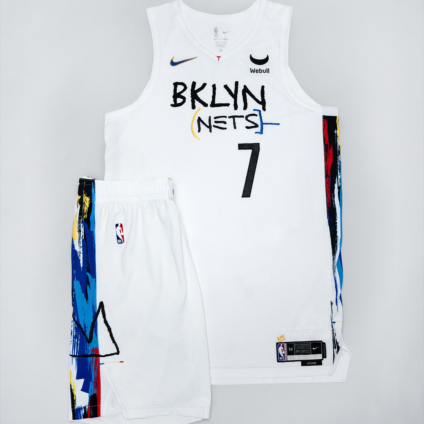 Nets Unveil 2022 23 City Edition Uniform: White Basquiat Inspired