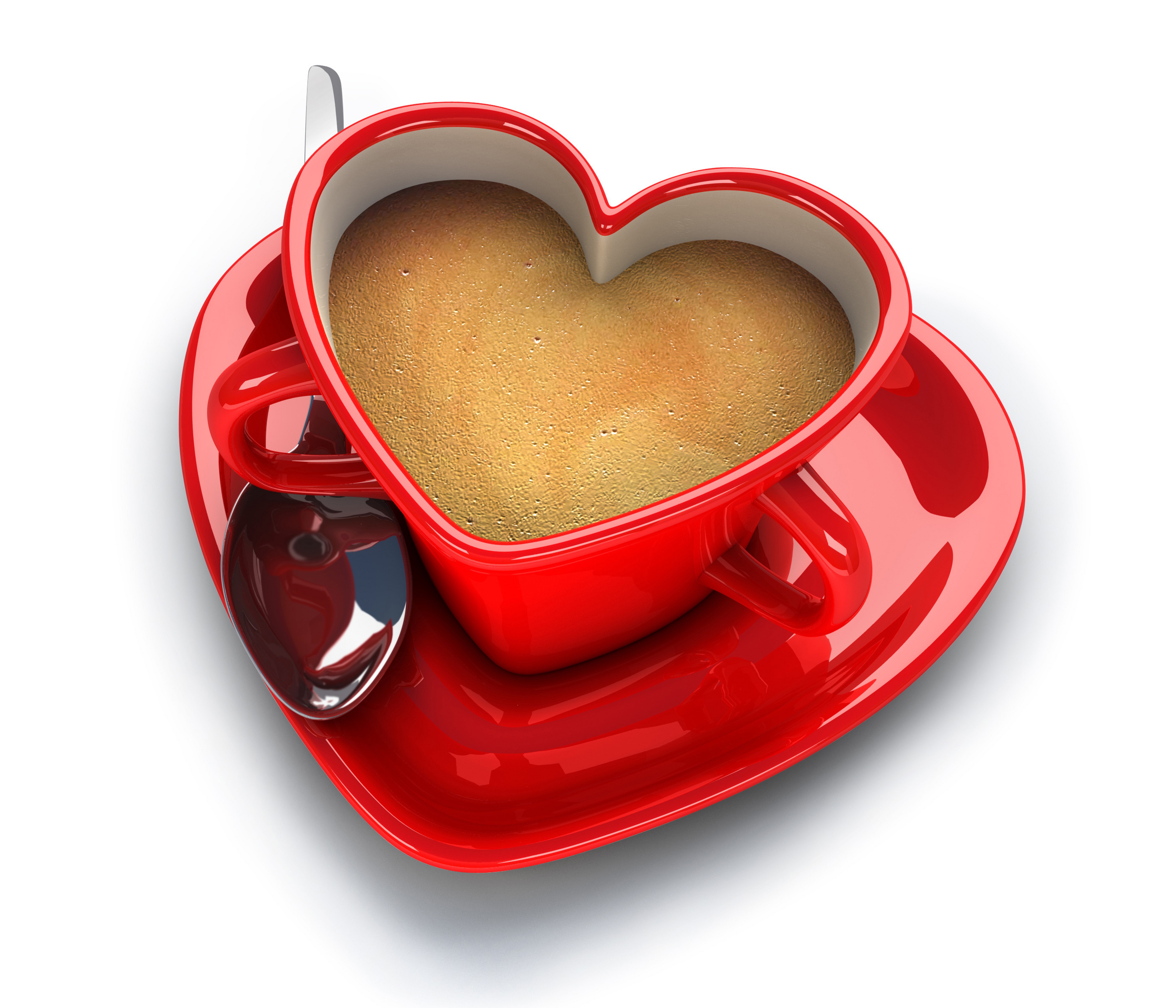 4K, 5K, Valentine's Day, Coffee, Cup, Heart Gallery HD Wallpaper
