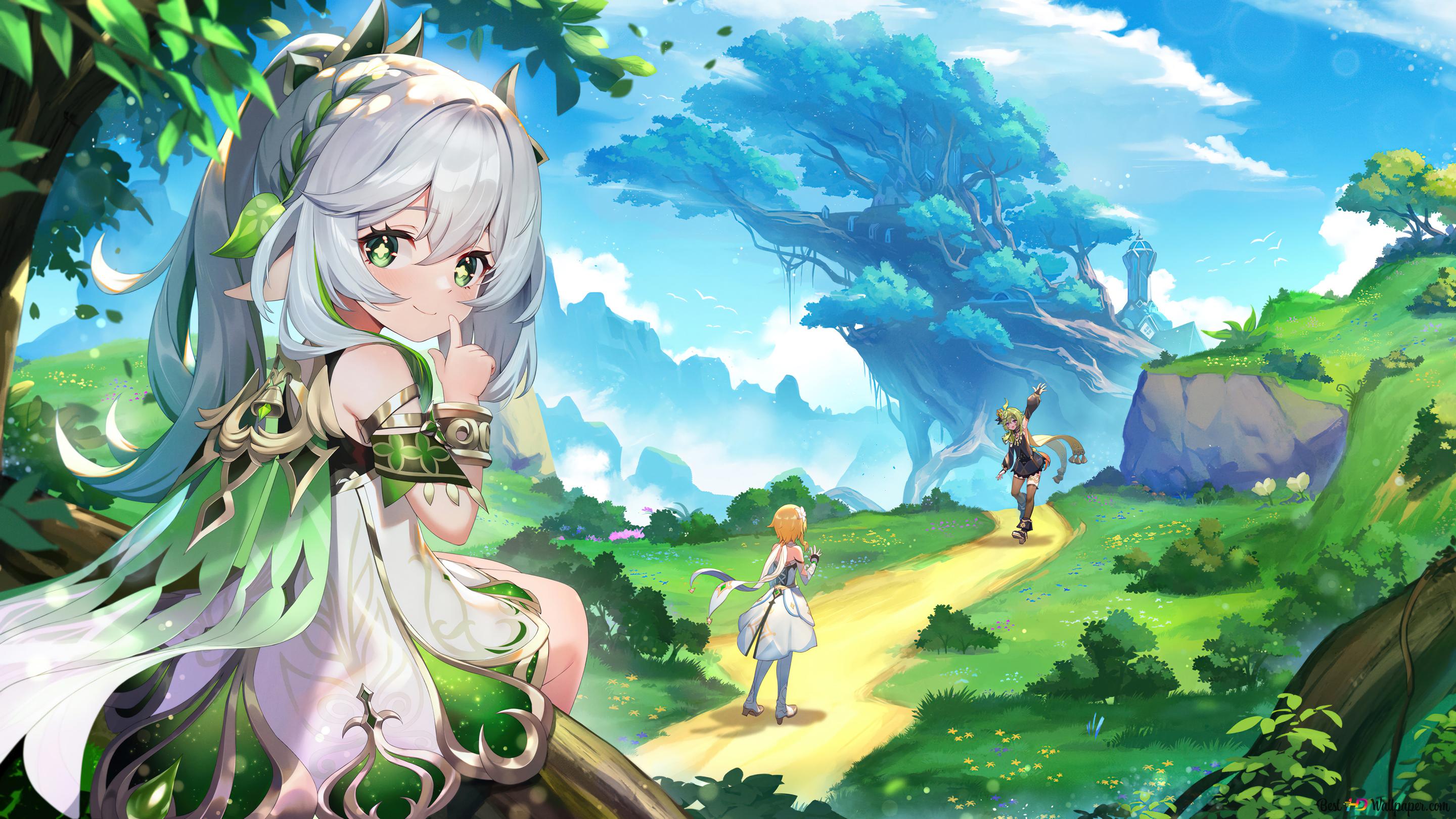 Nahida. Genshin Impact (Anime Video Game) 4K wallpaper download