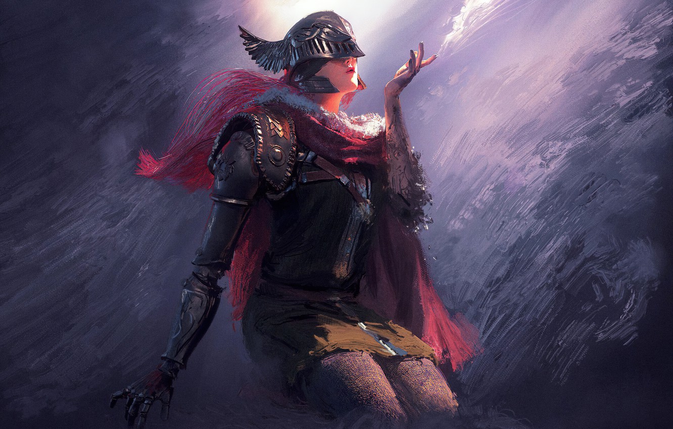 Wallpaper from software, game art, Elden Ring, Malenia Blade of Miquella image for desktop, section игры