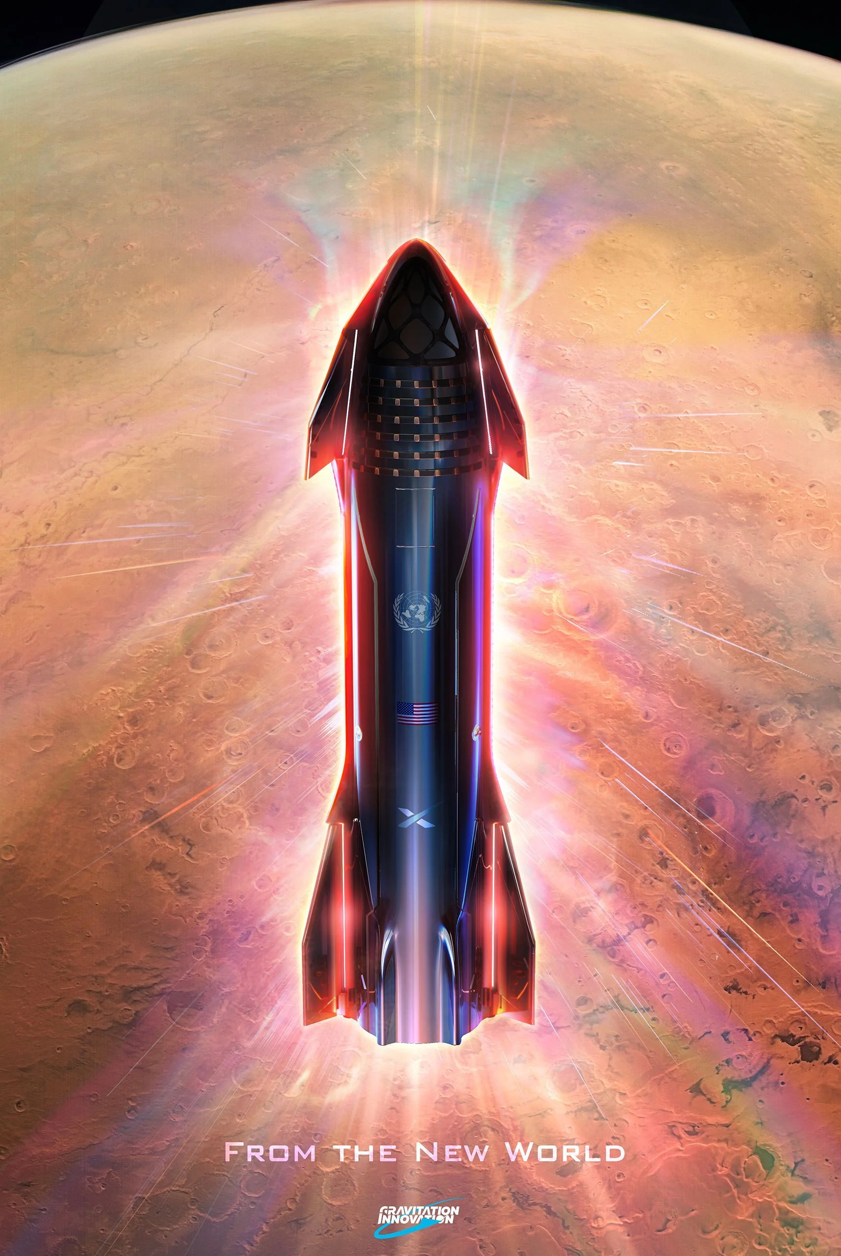 Starship Wallpaper and Background 4K, HD, Dual Screen