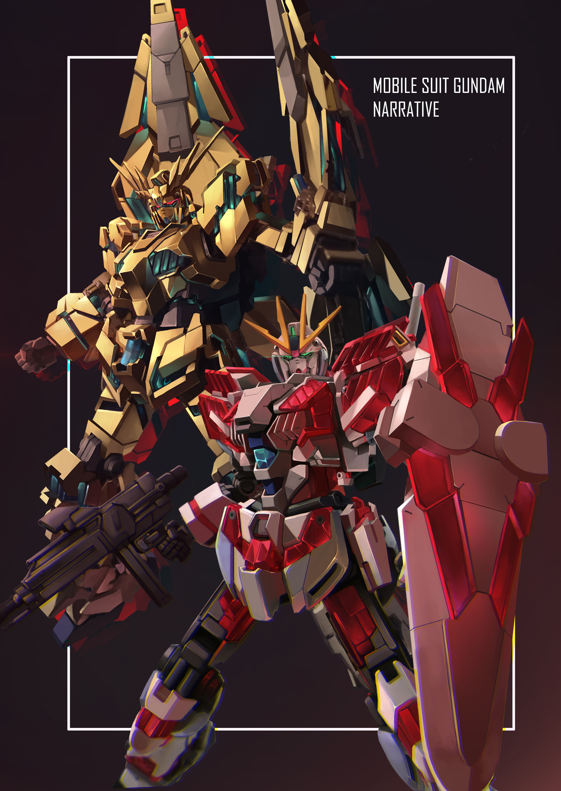 Mobile Suit Gundam Narrative Illustration