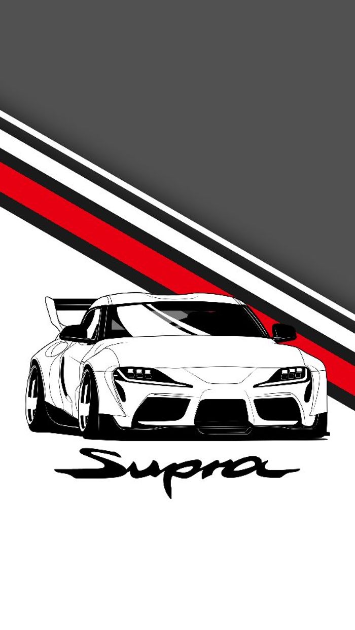 Toyota Supra Pandem illustration