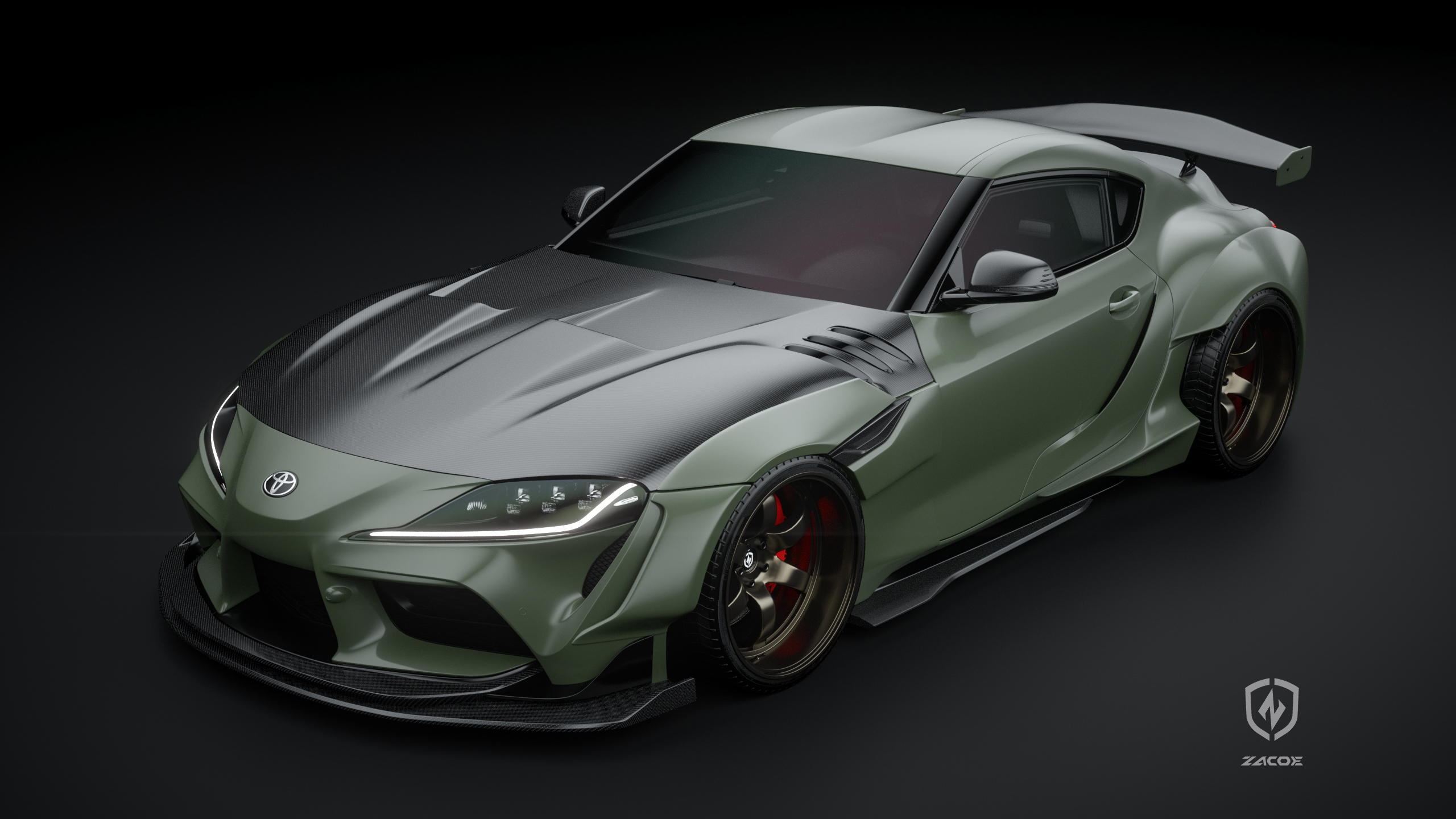 A tuner has given the Toyota Supra a widebody kit