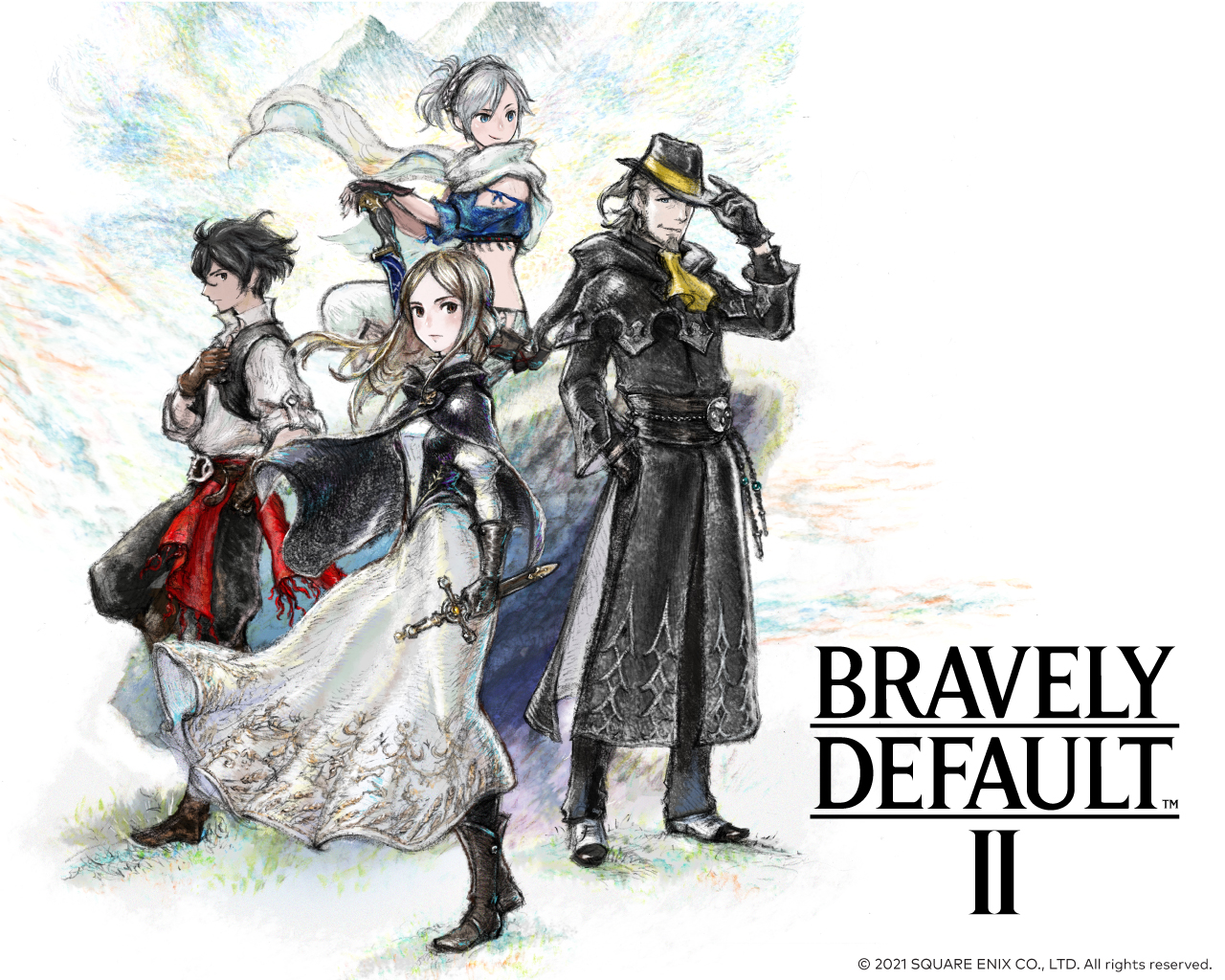 Bravely Default II Wallpaper, Square Enix, Free Download, Borrow, and Streaming, Internet Archive