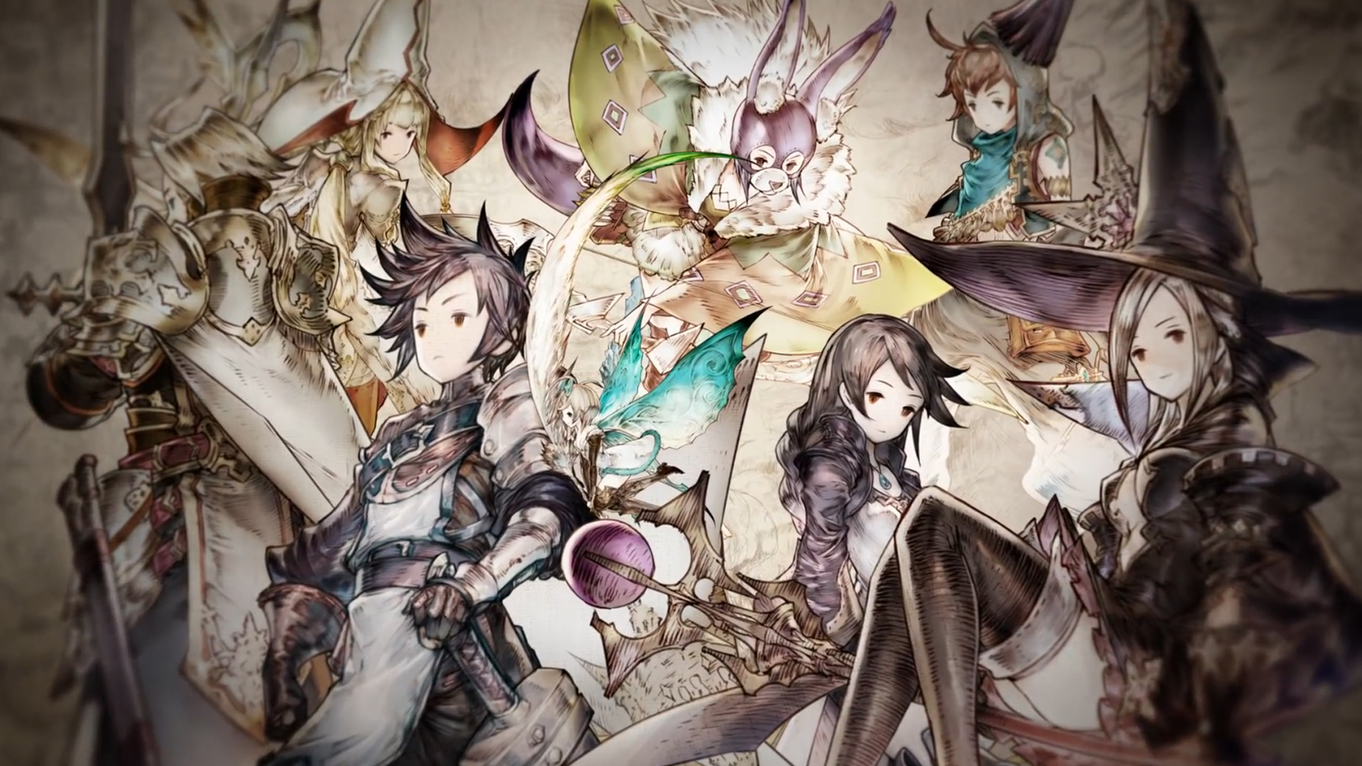 bravely default HD wallpaper