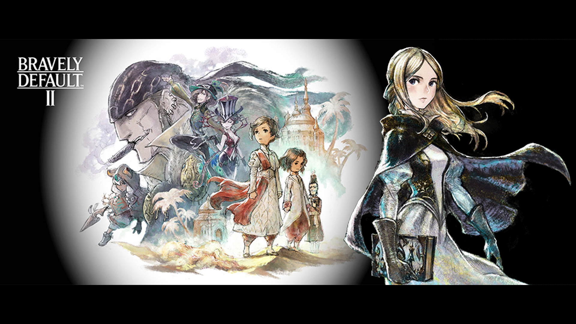 Nintendo Wire couple of Bravely Default II wallpaper are now available via My Nintendo