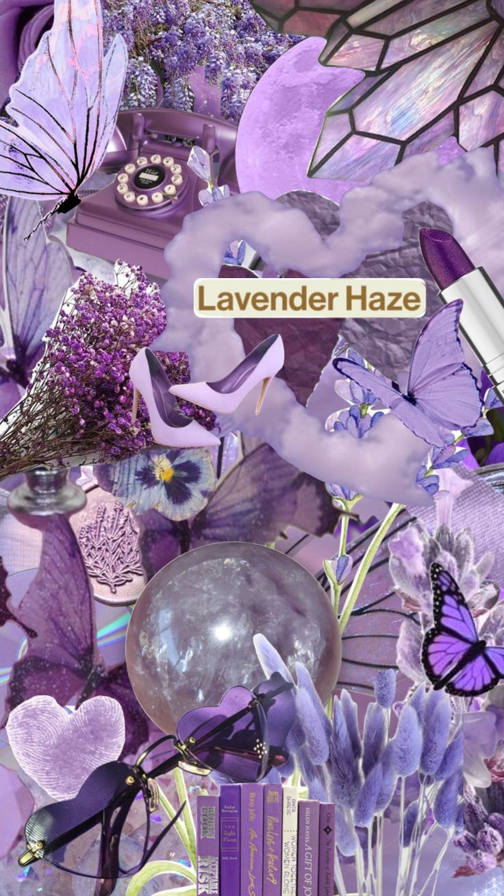 lavender #purple #purpleaesthic #taylorswift #tsmidnights #lavenderhaze. Collage background, Taylor swift wallpaper, Cute art