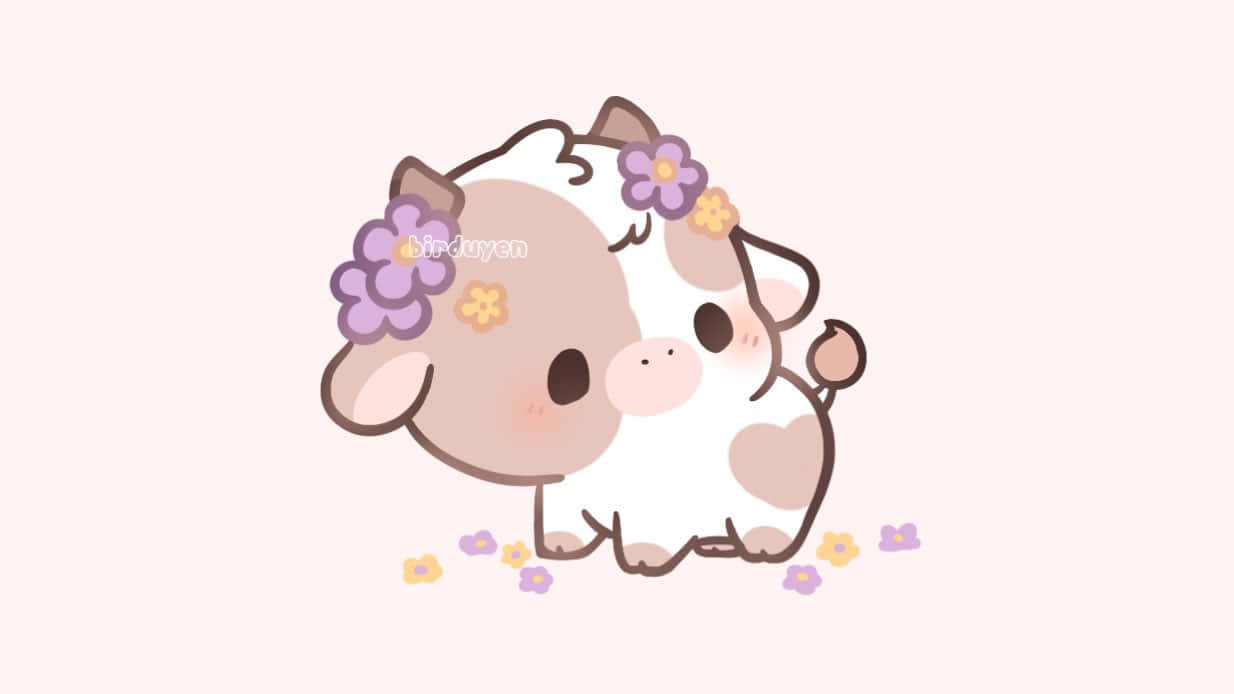 Free Kawaii Cow Wallpaper Downloads, Kawaii Cow Wallpaper for FREE