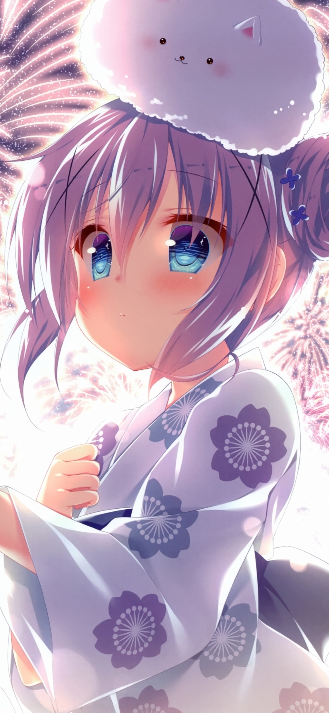 Wallpaper / Anime Is the Order a Rabbit? Phone Wallpaper, Chino Kafū, Cocoa Hoto, 1125x2436 free download