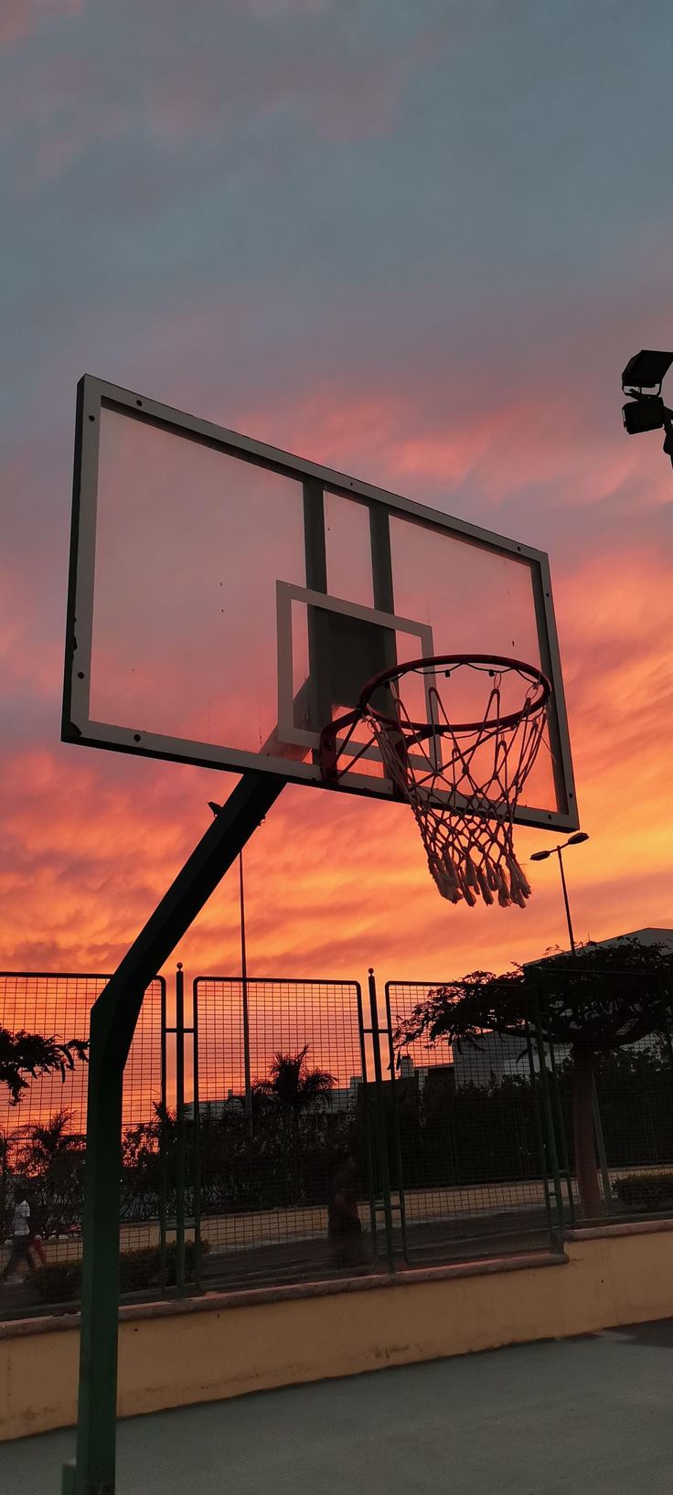 Wooden Basketball Court Mural  Murals Your Way