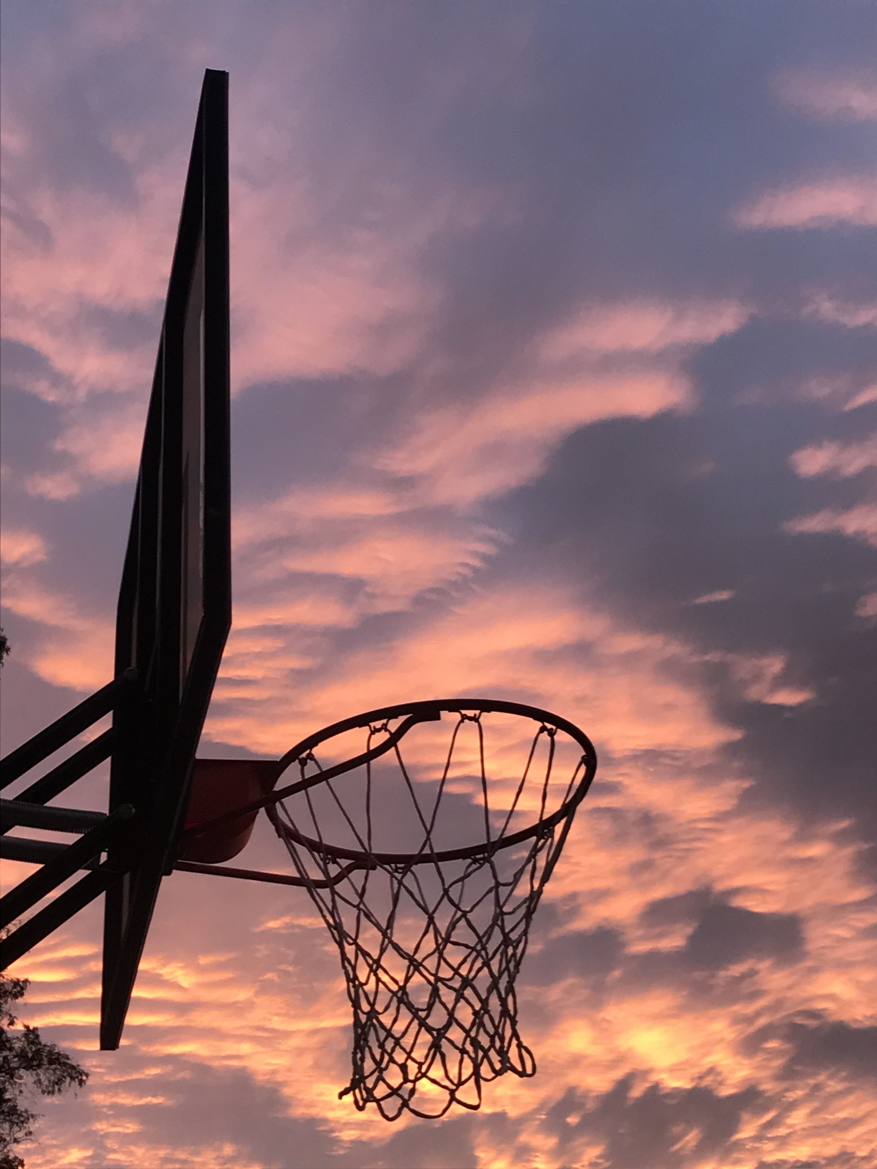 Pretty Basketball Sunset | Sky Aesthetic, Sunset Pictures, Scenery