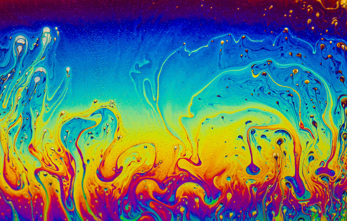 Wallpaper rainbow, rainbow, bubble, soap bubble, Ivan Padari image for desktop, section макро