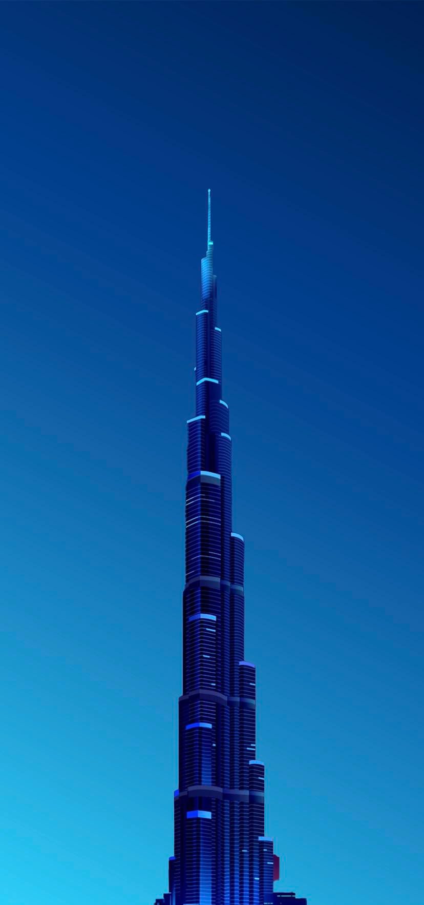 Dubai, Burj khalifa wallpaper for blur iPhone 13