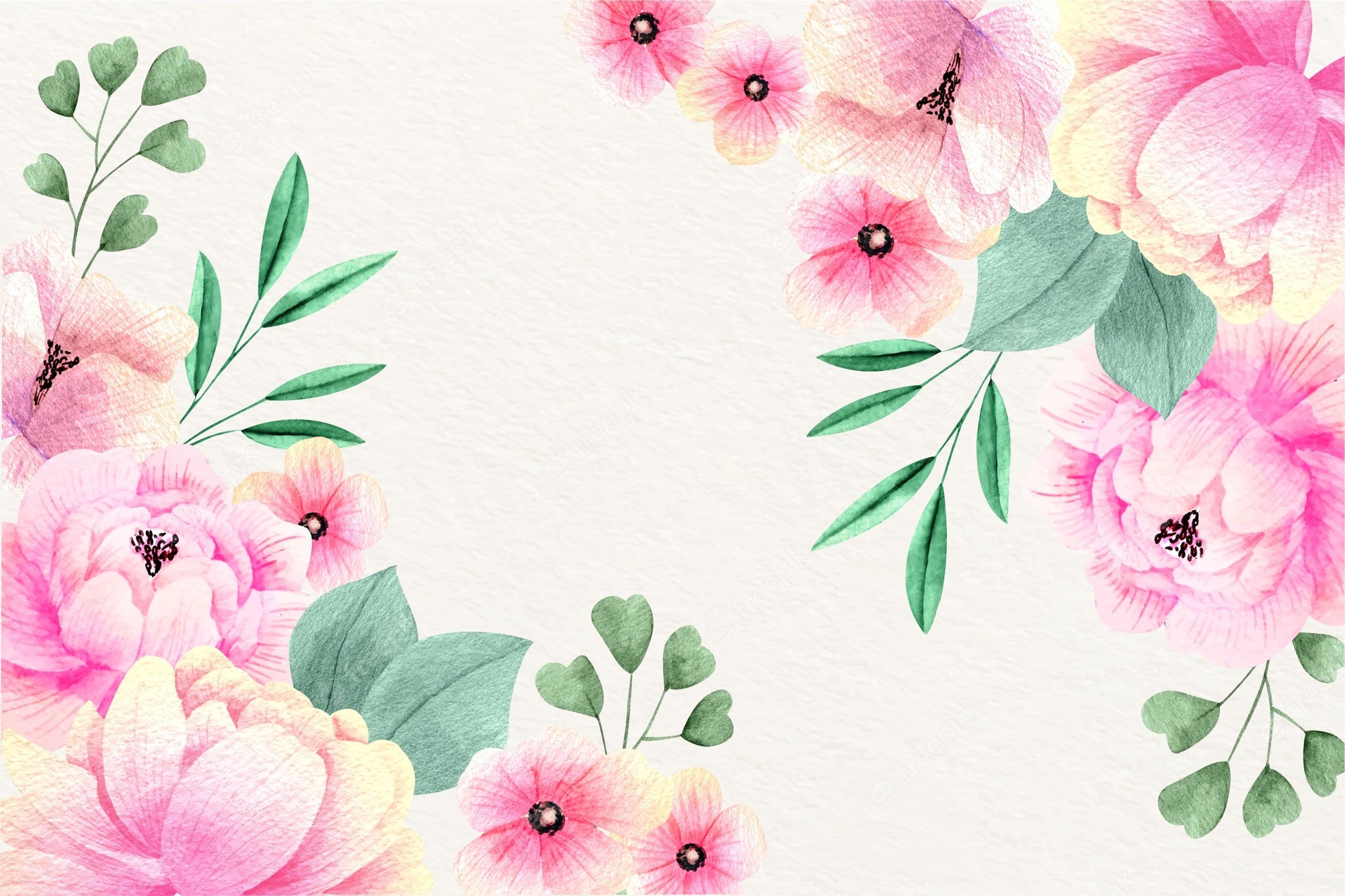 Floral Watercolor Wallpapers - Wallpaper Cave