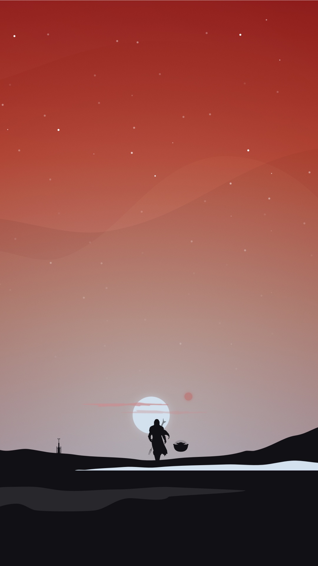 The Mandalorian Wallpaper 4K, Star Wars, Dark, Movies