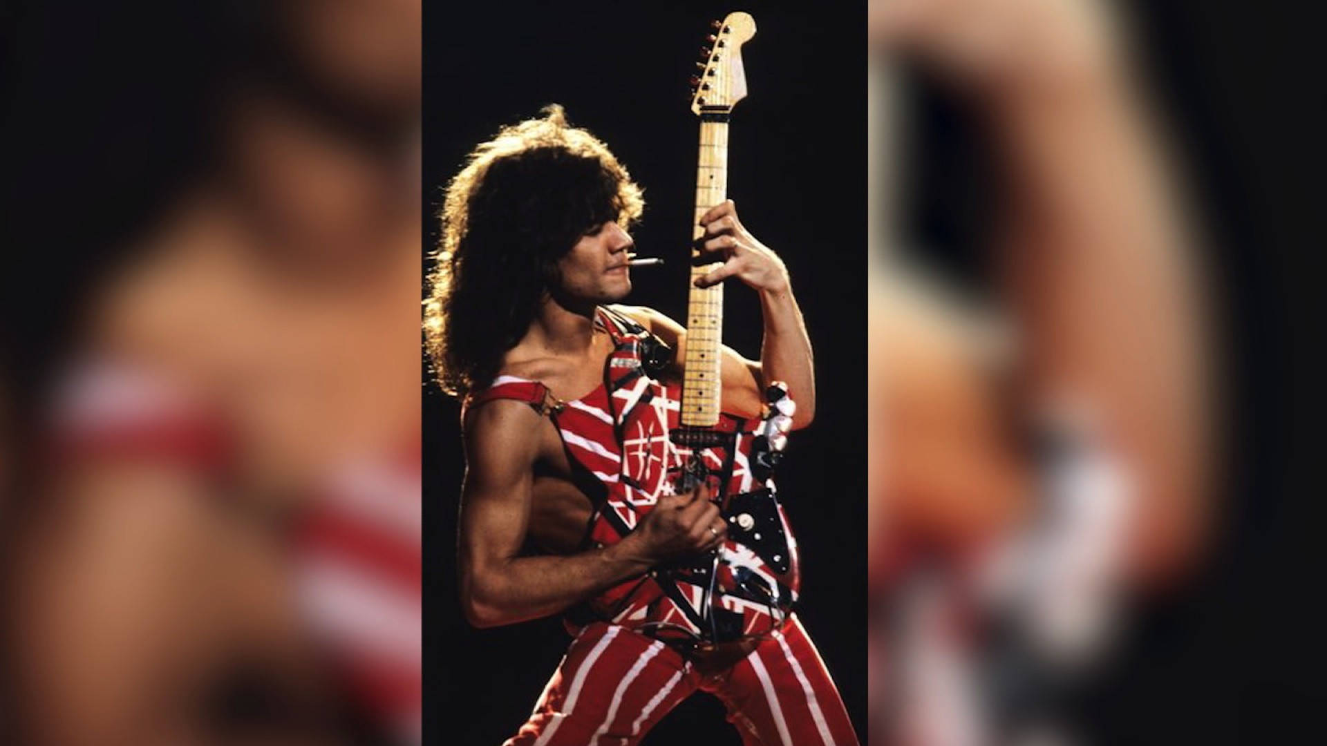 Download Eddie Van Halen Rock Band Guitar Wallpaper