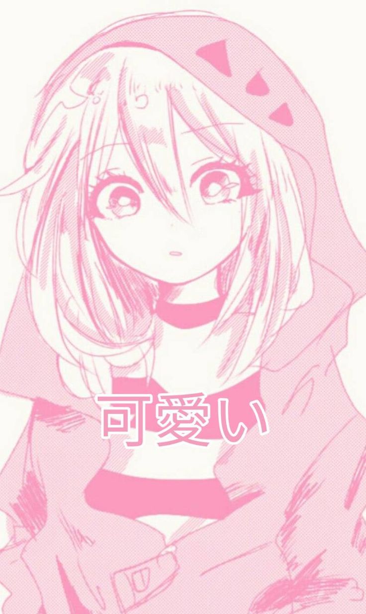 Anime Girl Pink Wallpaper