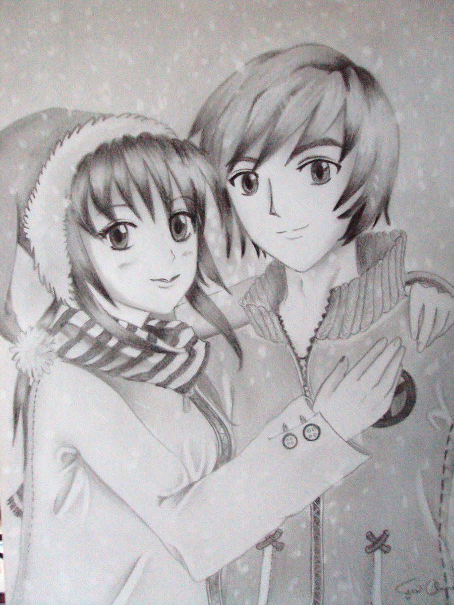 Perfect Anime Couple. Pencil art love, Anime, Anime drawings