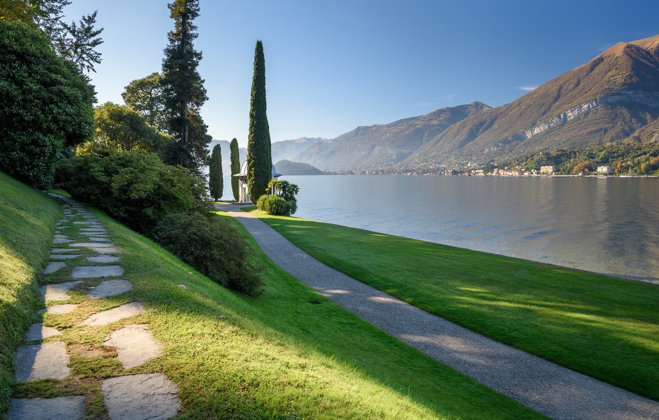 Wallpaper Italy, lake Como, Bellagio image for desktop, section пейзажи