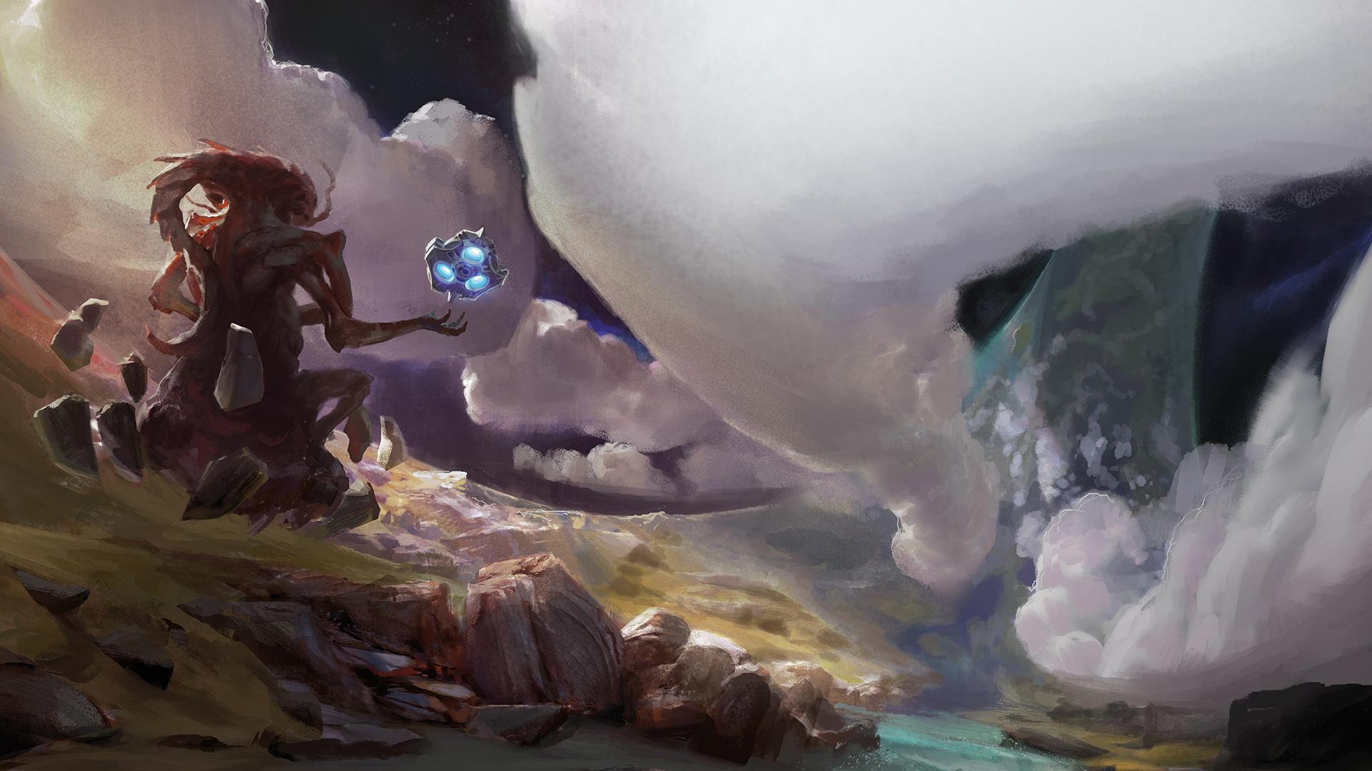 Wallpaper, Halo, forerunner, primordial 1920x1080