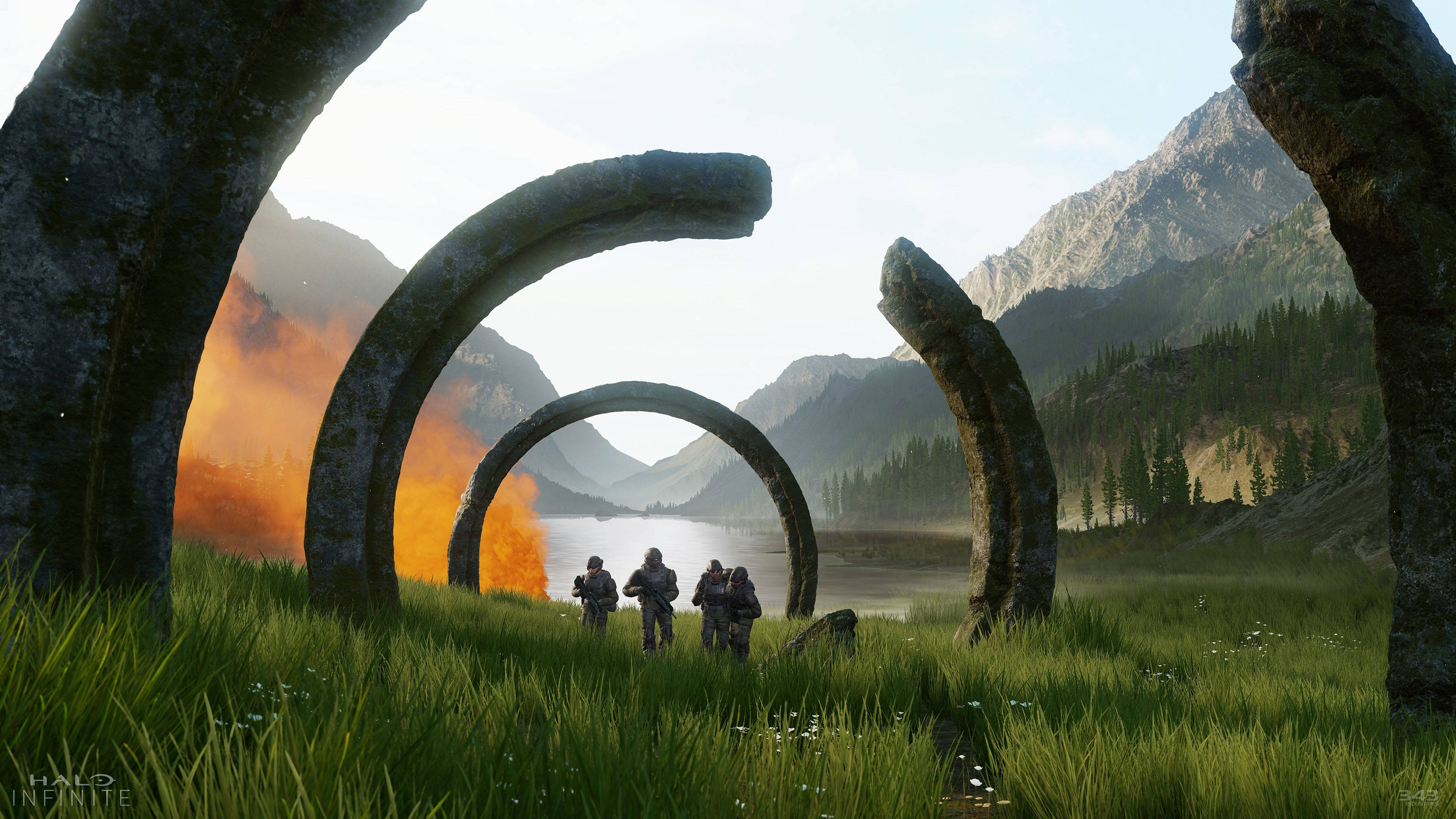 Download 4k Halo Forerunner Artifact Wallpaper